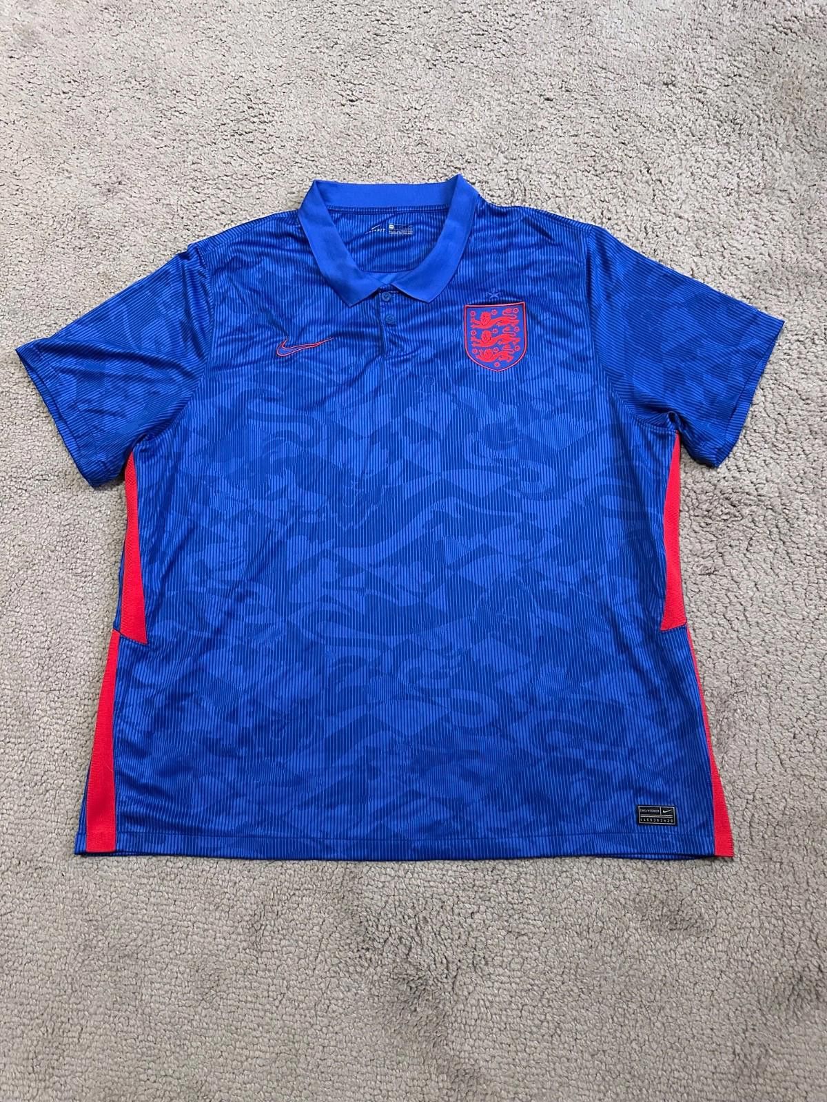 Nike ENGLAND 2020 2022 AWAY SHIRT FOOTBALL SOCCER JERSEY NIKE 3XL Size US XXL / EU 58 / 5 - 1 Thumbnail