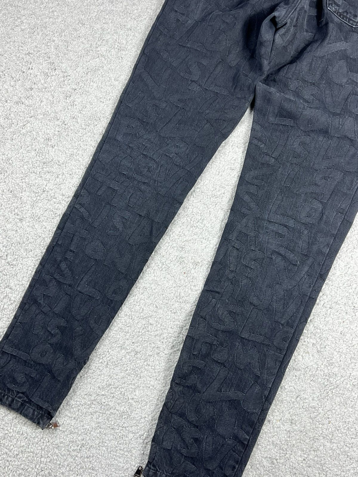 Louis Vuitton Louis Vuitton Stephen Sprouse Black Graffiti Logo Jeans Size 28" / US 6 / IT 42 - 7 Thumbnail