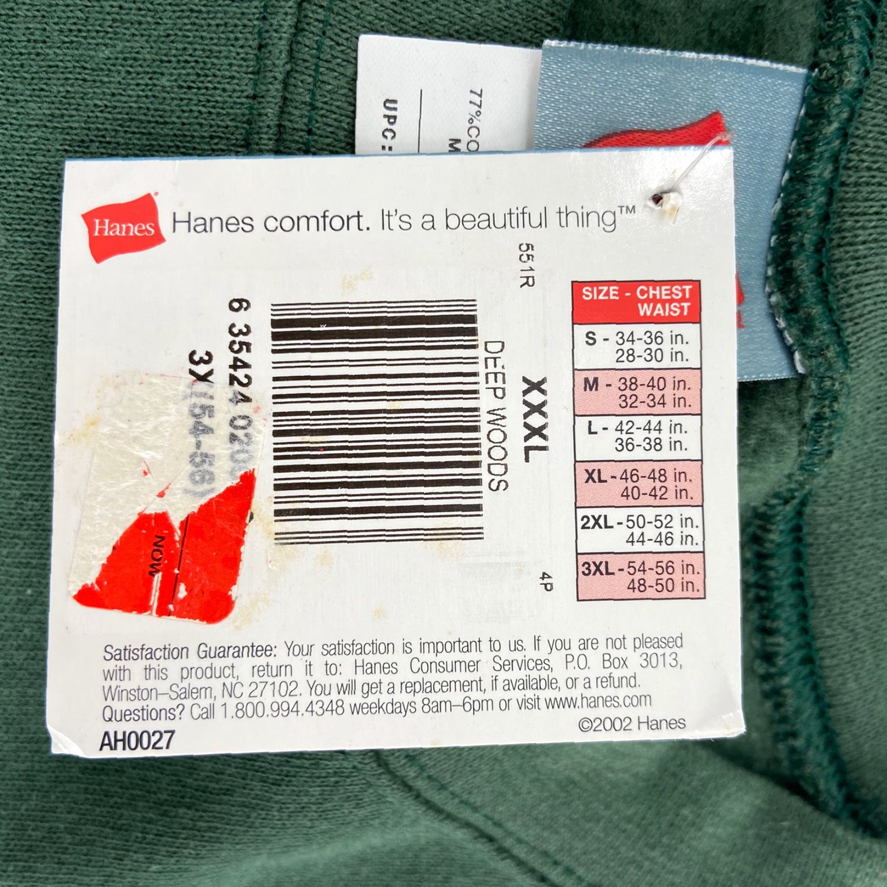 Hanes VINTAGE Hanes Green Crew Neck Sweater Adult 3XL Fleece Pullover Y2K Mens Size US XXL / EU 58 / 5 - 5 Thumbnail