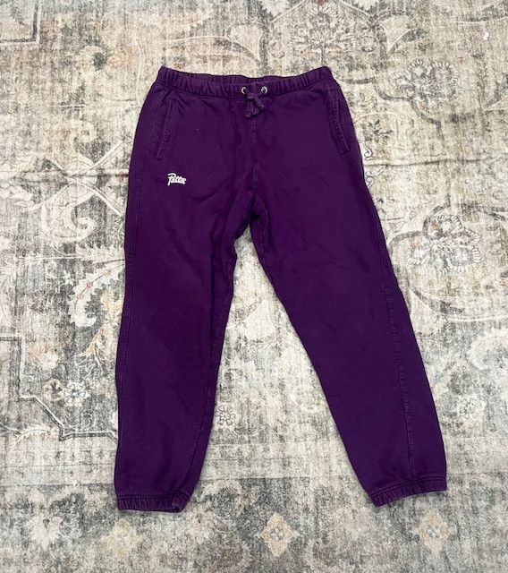 Patta Patta Cotton Sweatpants – Size M – Purple Size US 32 / EU 48 - 1 Thumbnail