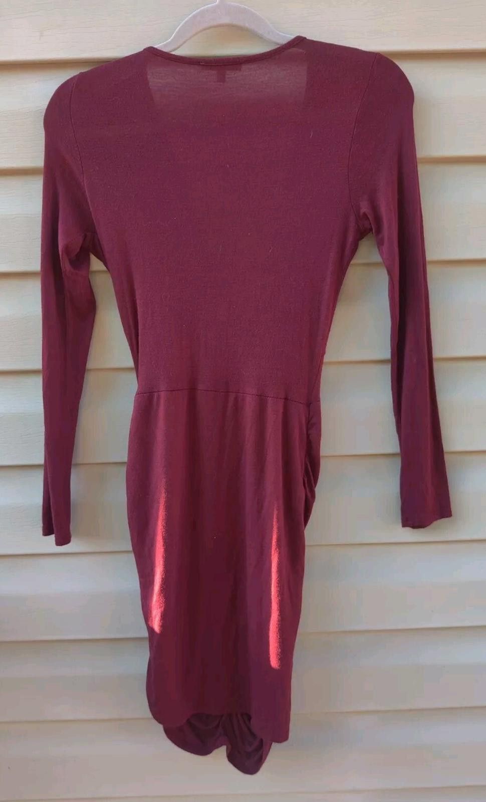 Other Charlotte Russe Burgandy Maroon Dress Size Small S Bodycon Size S / US 4 / IT 40 - 8 Thumbnail