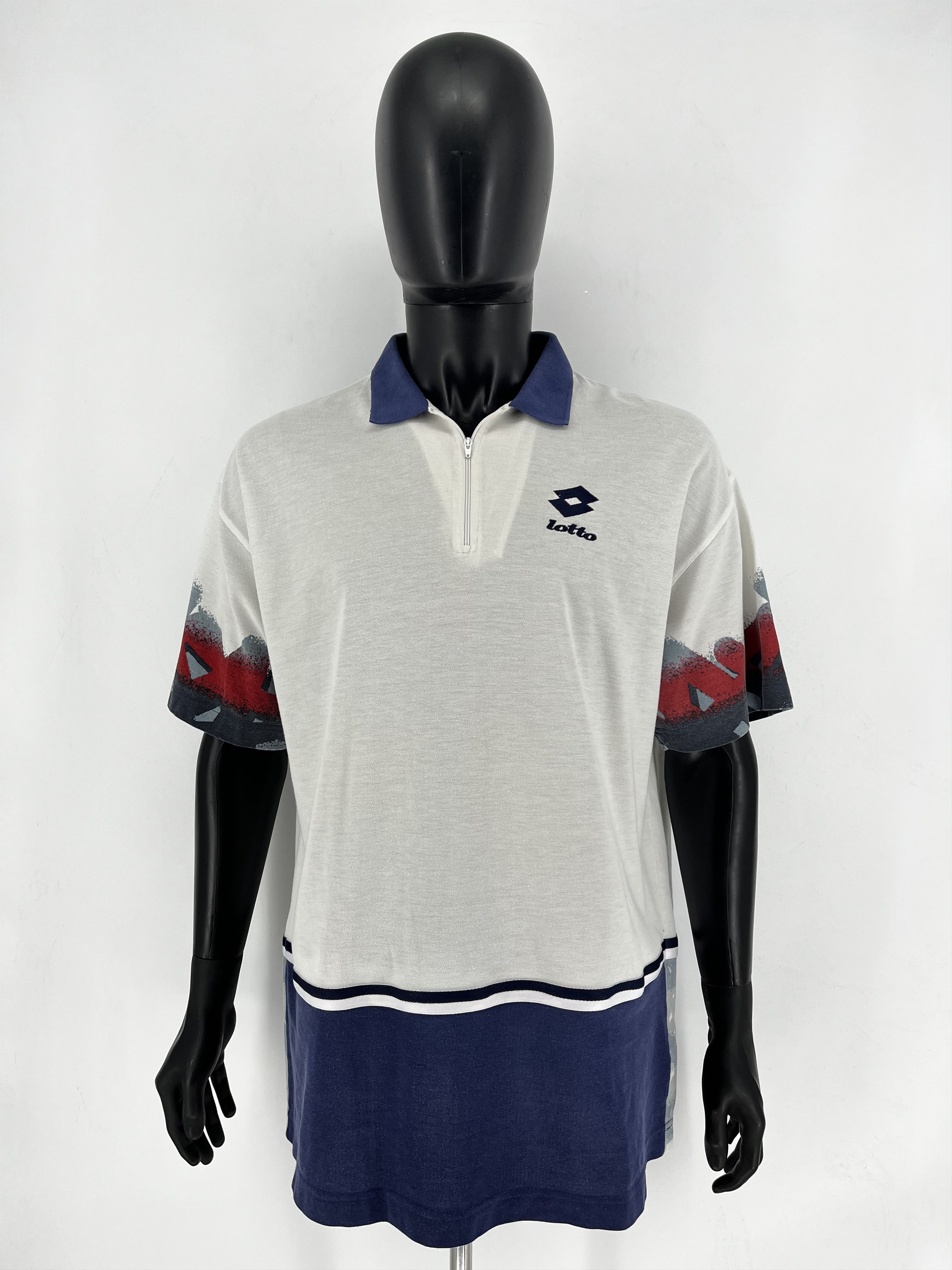 Other Vintage Lotto Q-Zip Polo Large TENNIS ITALIANO Size US L / EU 52-54 / 3 - 2 Thumbnail