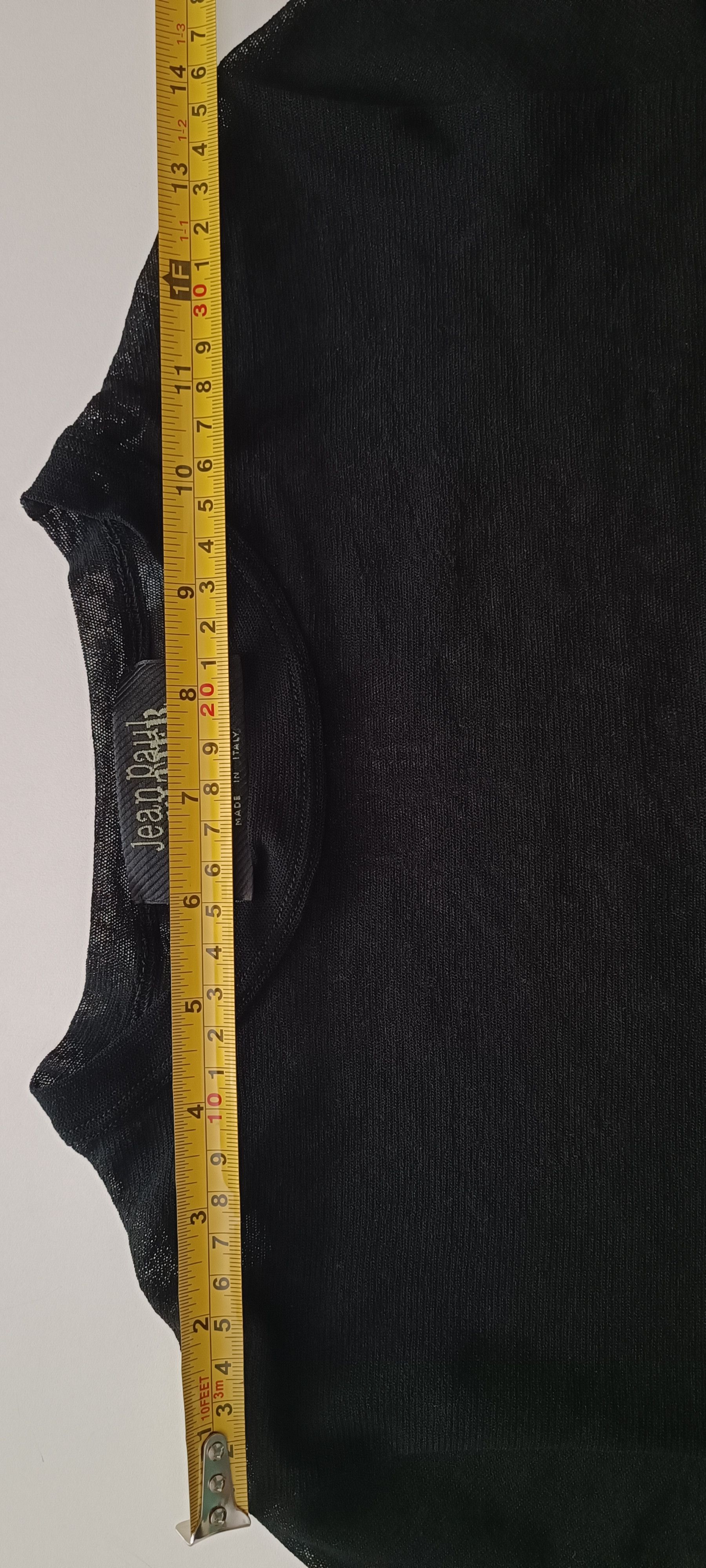 Jean Paul Gaultier 90's - Black nylon mesh t-shirt - No used Size M / US 6-8 / IT 42-44 - 16 Thumbnail