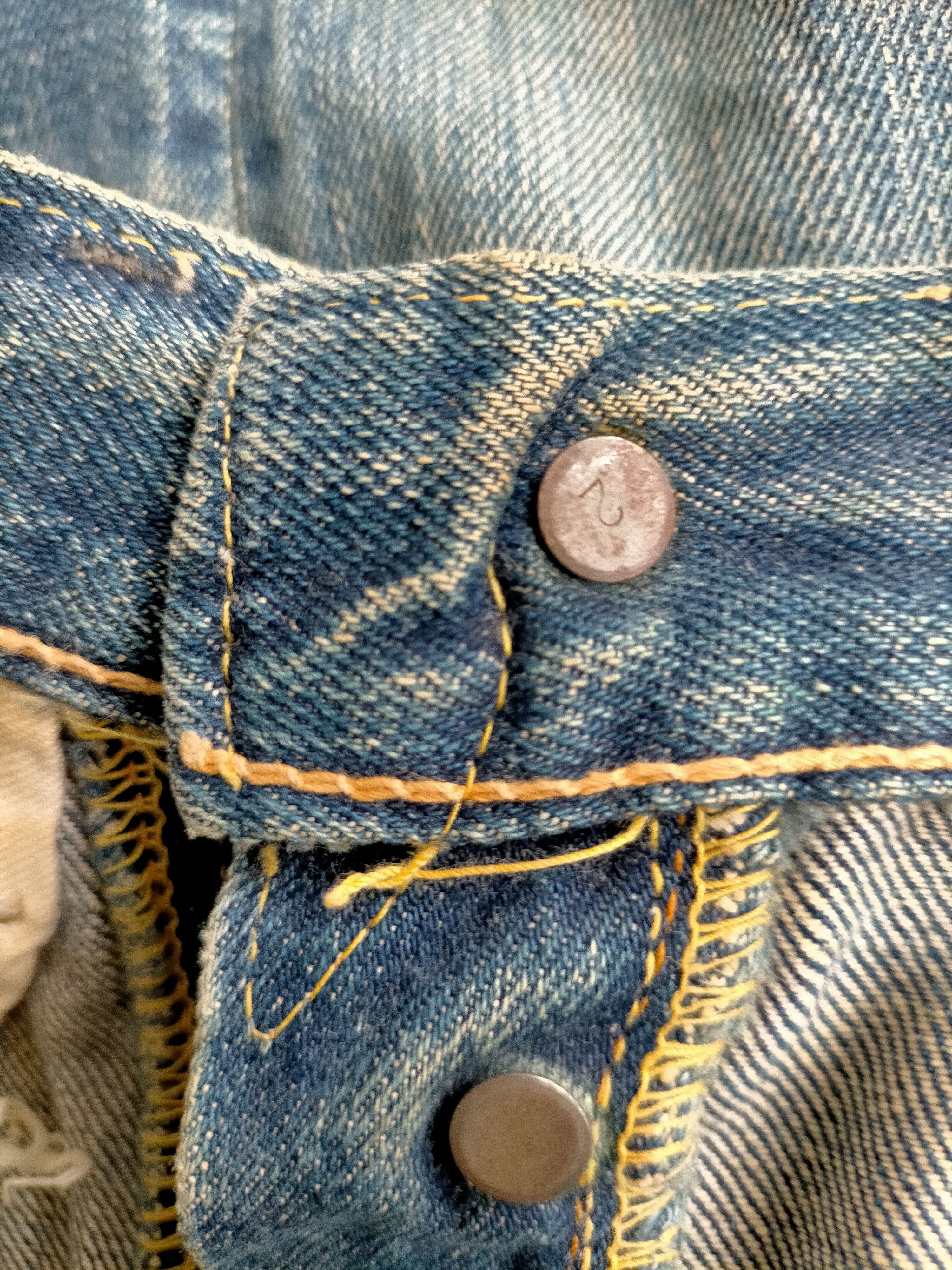 Levi's True Vintage 60s Levis 501xx Big E Selvage Jeans Size US 31 - 23 Thumbnail