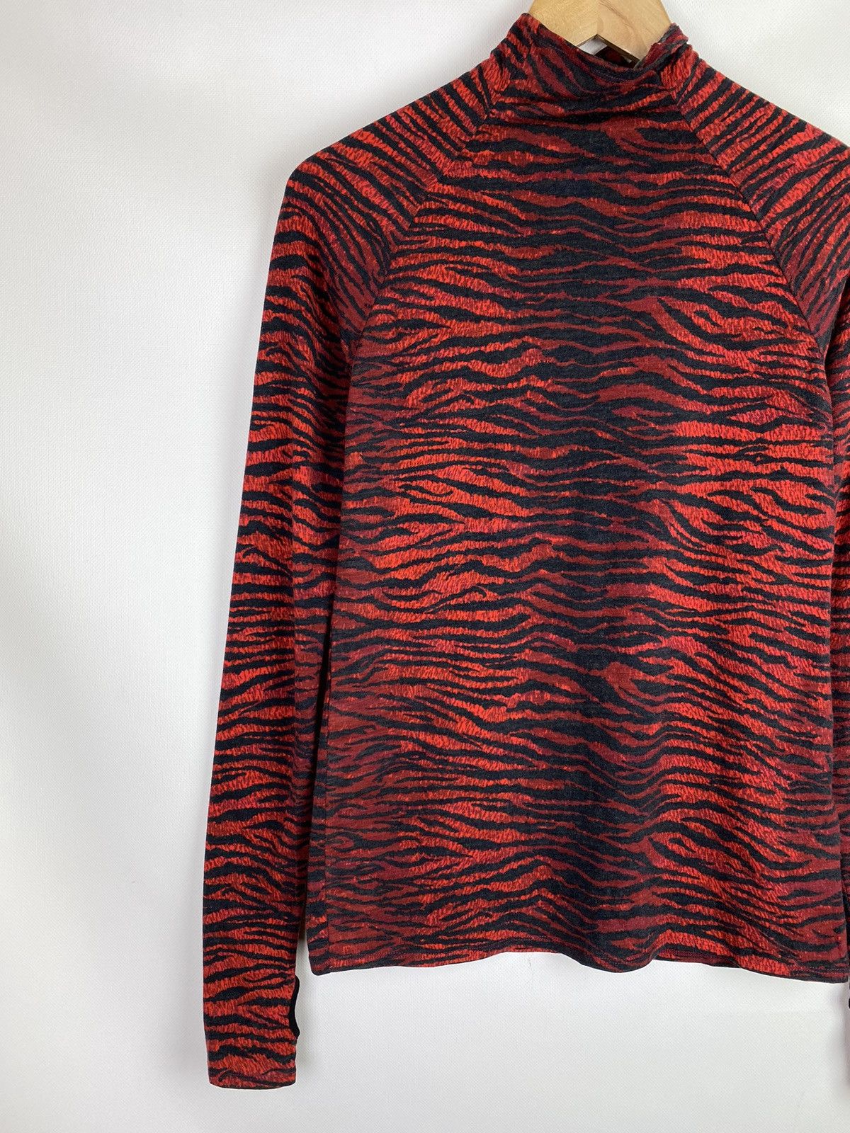 Kenzo Kenzo x H&M animal pattern high neck wool tunic blouse Size M / US 6-8 / IT 42-44 - 2 Thumbnail