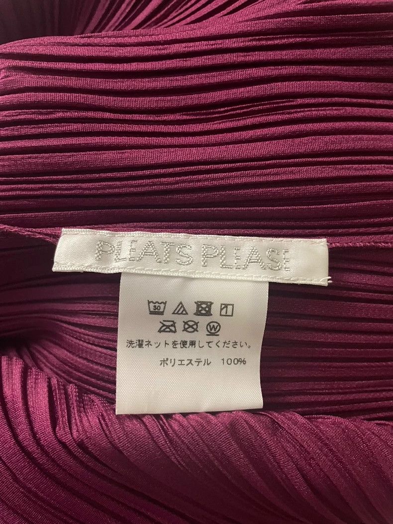 Issey Miyake issey miyake size:4 Cherry red short sleeves Size XXS / US 00 / IT 34 - 2 Thumbnail