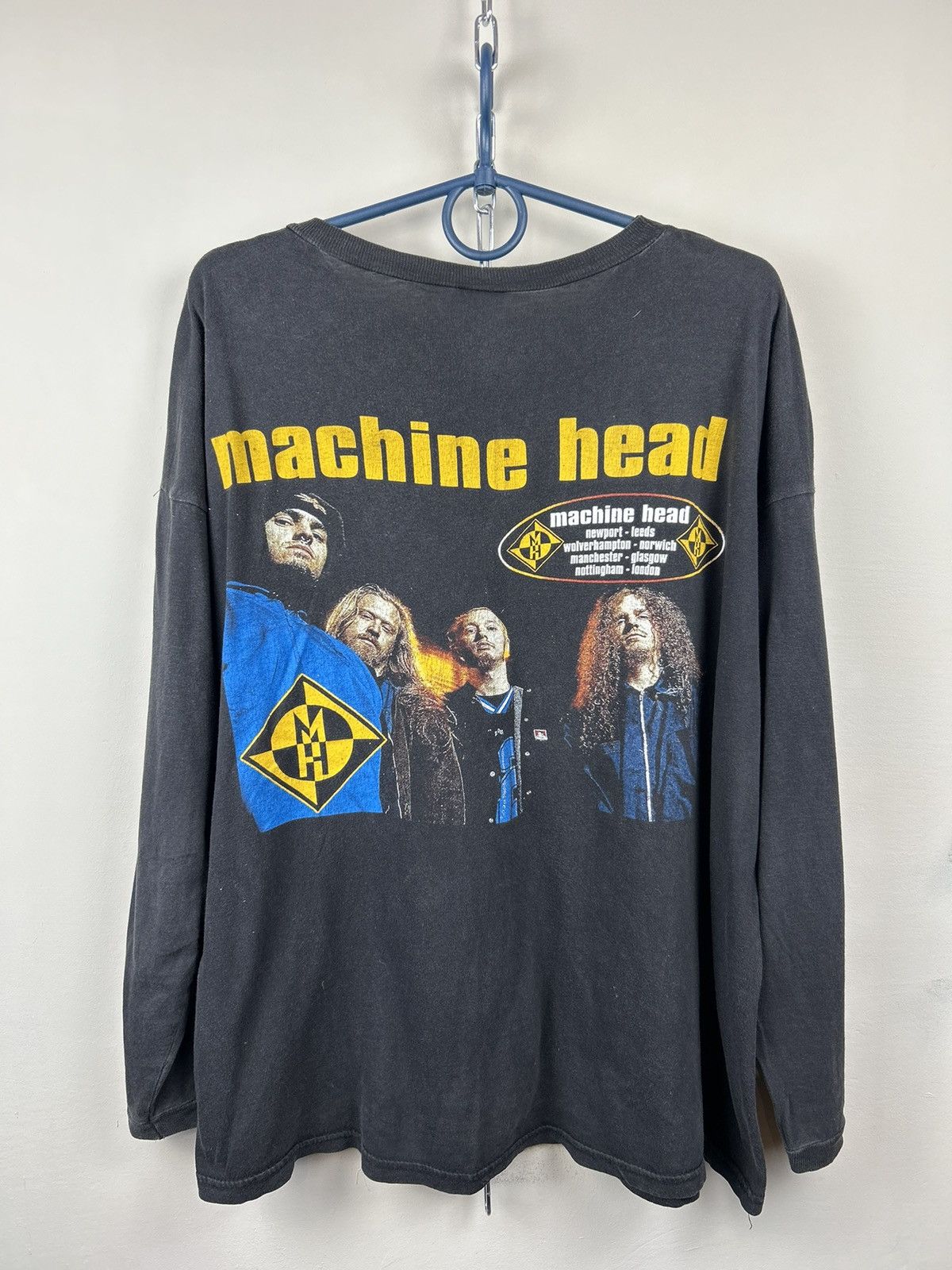 Band Tees Vintage 90s Machine Head Tour Long sleeve Band Rare Size US L / EU 52-54 / 3 - 2 Thumbnail