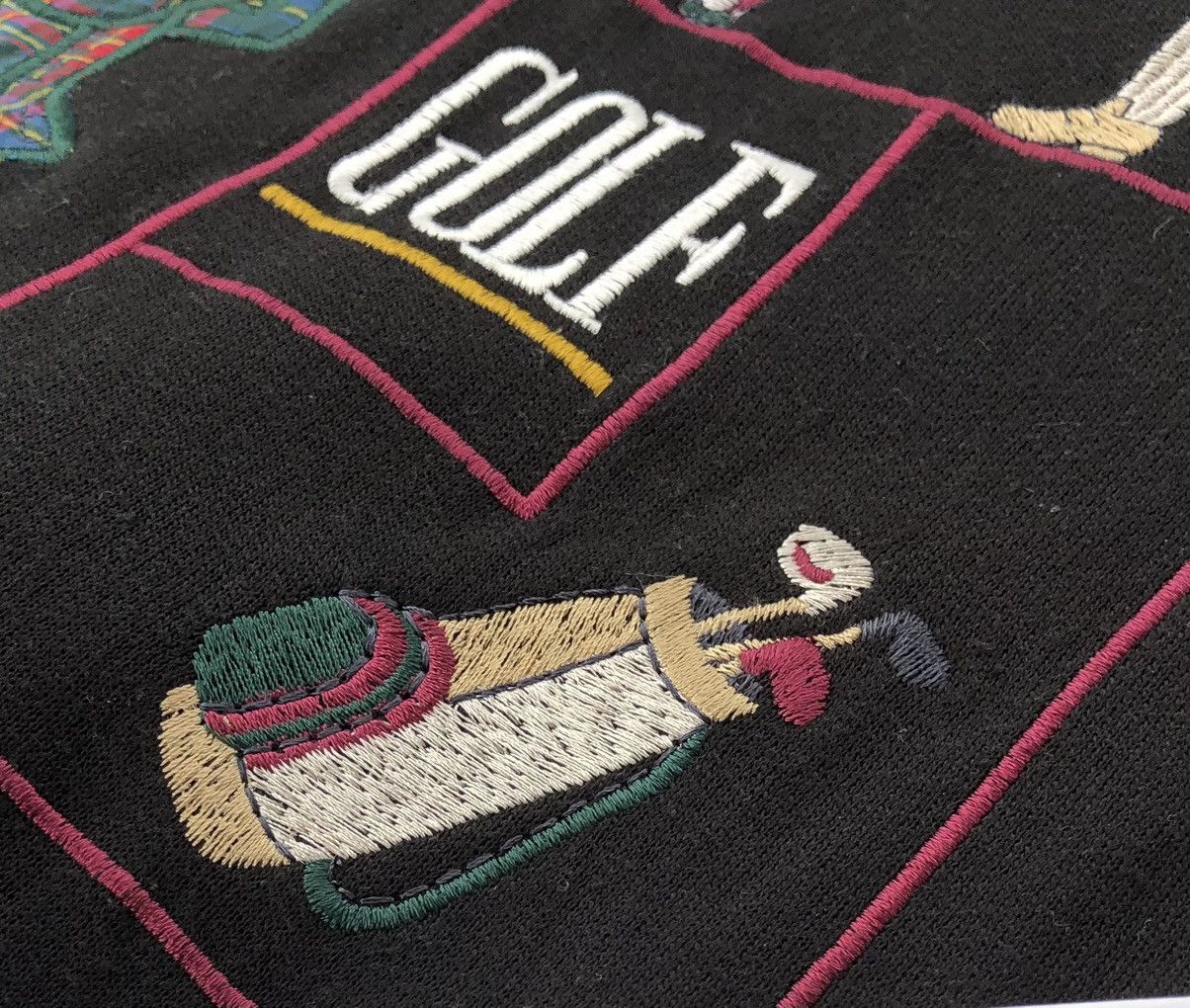 Valentino Vintage Valentino Golf Embroidery Logo Crewneck Sweatshirt Size US M / EU 48-50 / 2 - 6 Thumbnail