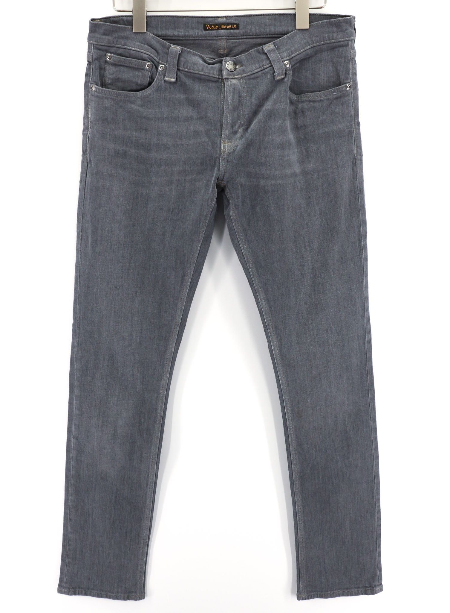 Nudie Jeans TIGHT LONG JOHN W34/L34 Organic Charcoal Logo Fit 80696 Size US 34 / EU 50 - 1 Thumbnail