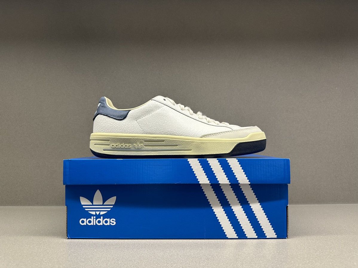 Adidas Rod Laver Cracked White Navy