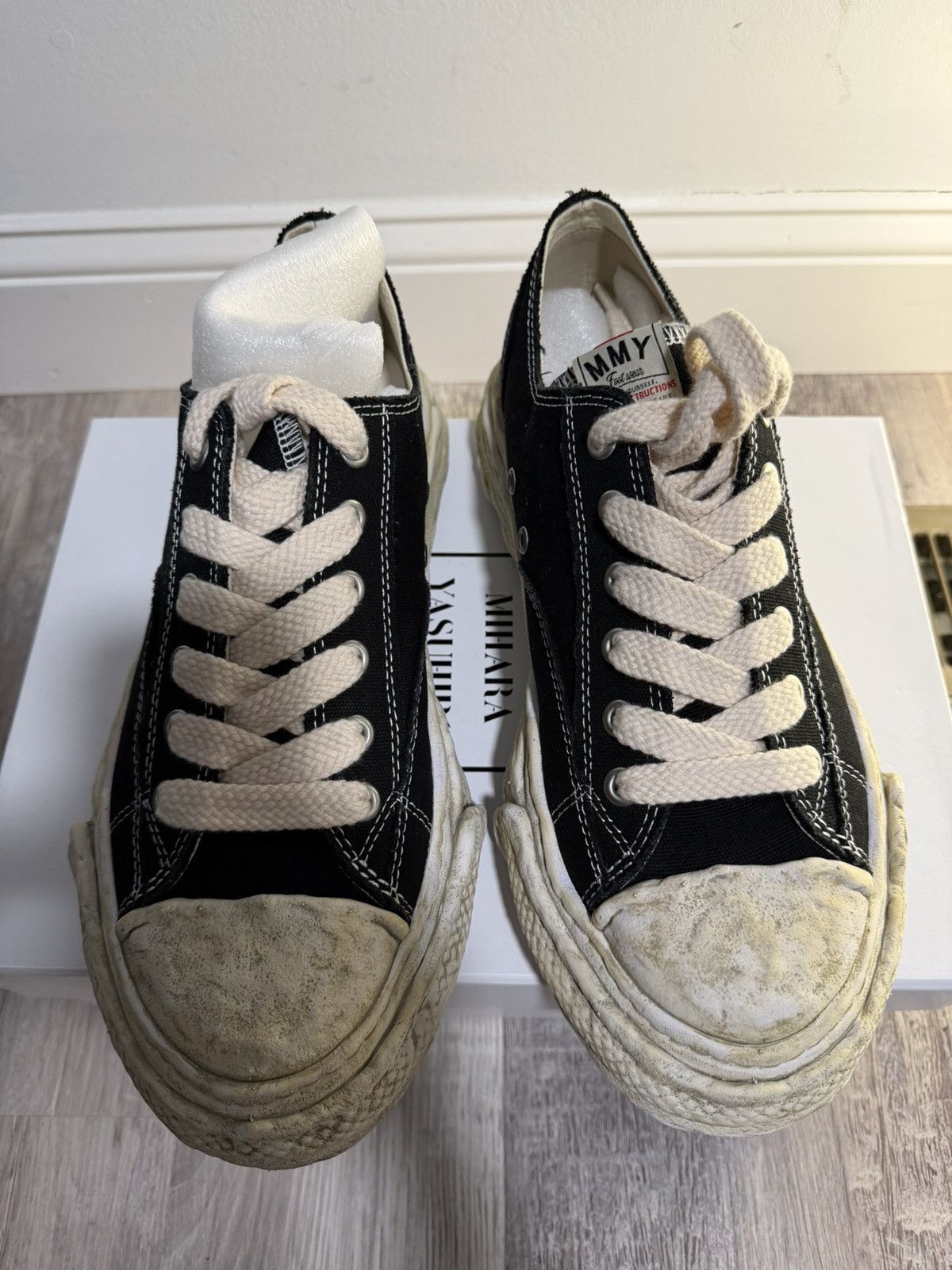 Maison MIHARA YASUHIRO Maison Mihara Yasuhiro Peterson23 OG Dyed Low-Top Sneakers Size US 11 / EU 44 - 3 Thumbnail