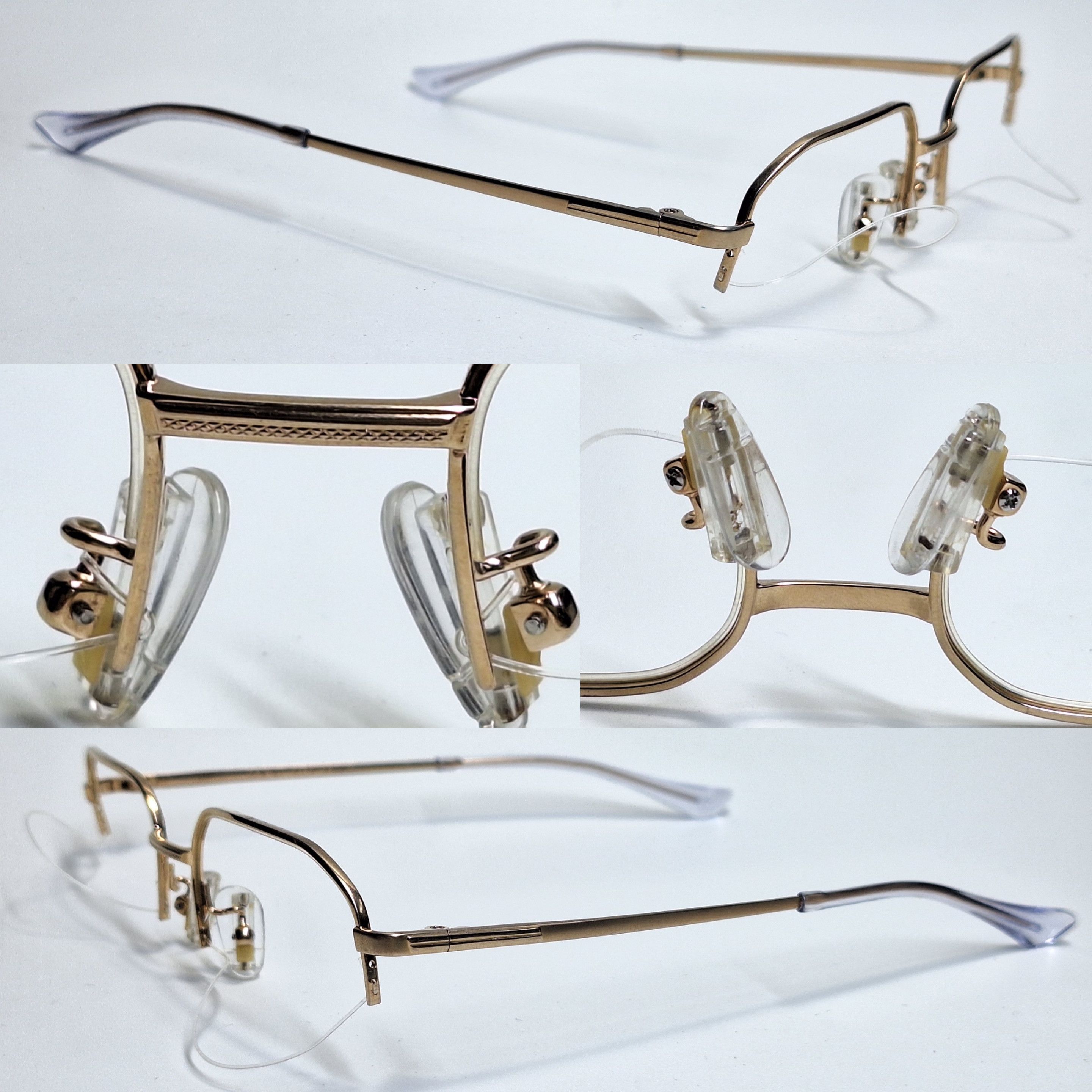 Other 90s Pentax 3073 Titan-P Pure Titanium Semi-Rimless Eyeglass Size ONE SIZE - 4 Thumbnail