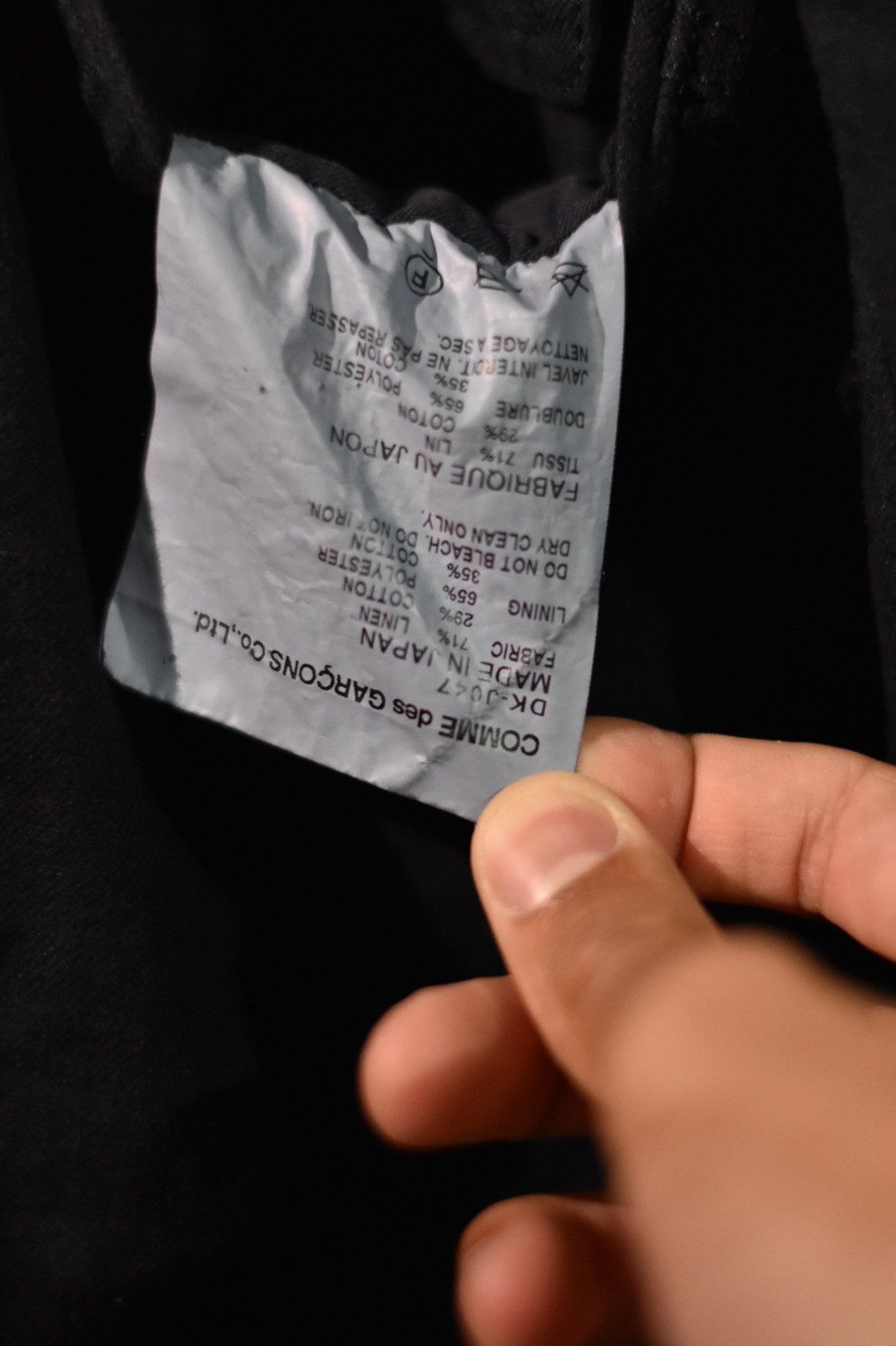 Comme des Garcons Homme Deux Comme des Garcons Homme Deux Blazer Size 38R - 9 Thumbnail