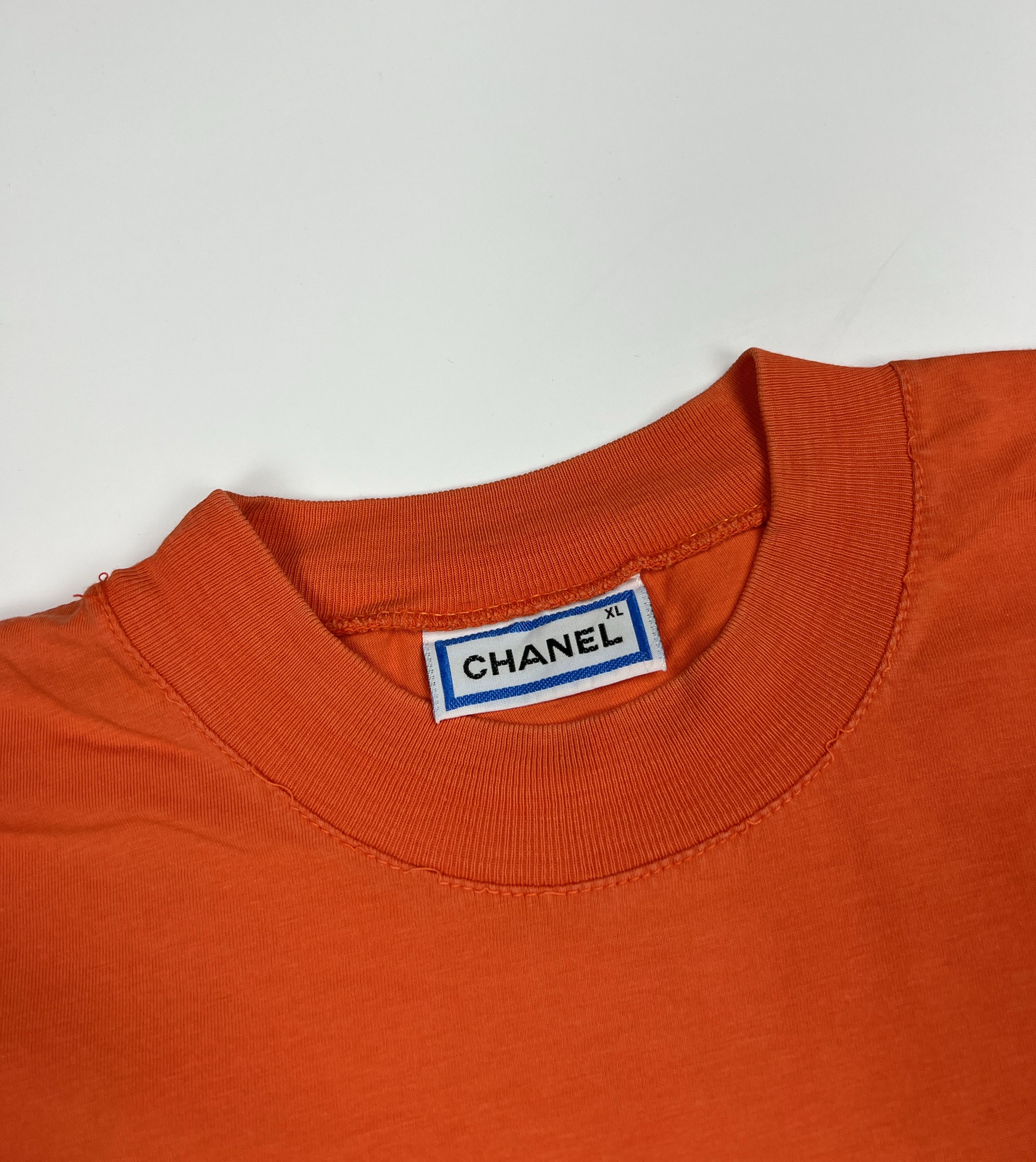 Designer × Vintage Vintage Embroidered Logo 90s Tee Size US XL / EU 56 / 4 - 4 Thumbnail