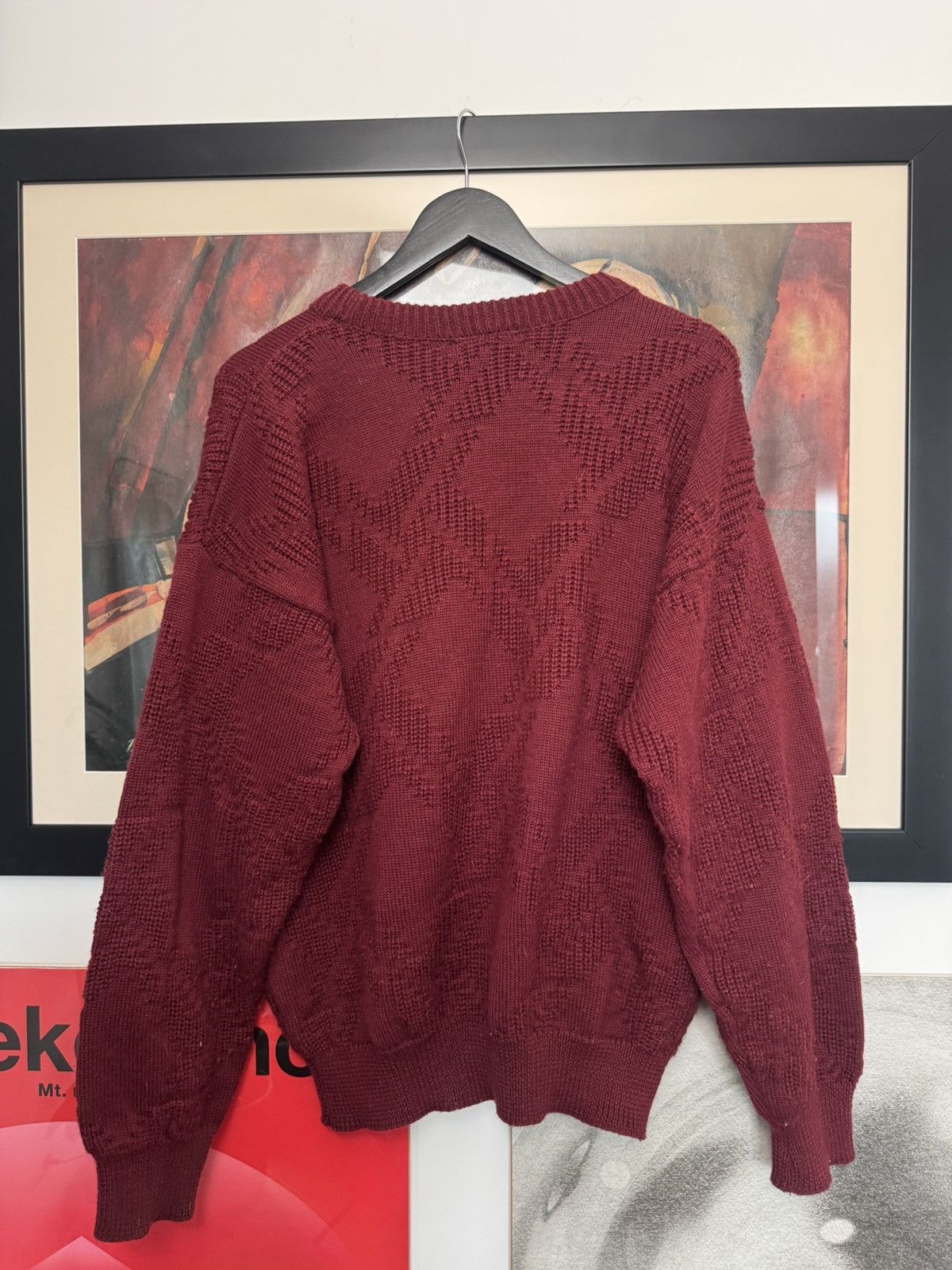 Lacoste Lacoste Vintage Sweater Knit Casual Red White 90s Hype Rare Size US XL / EU 56 / 4 - 2 Thumbnail