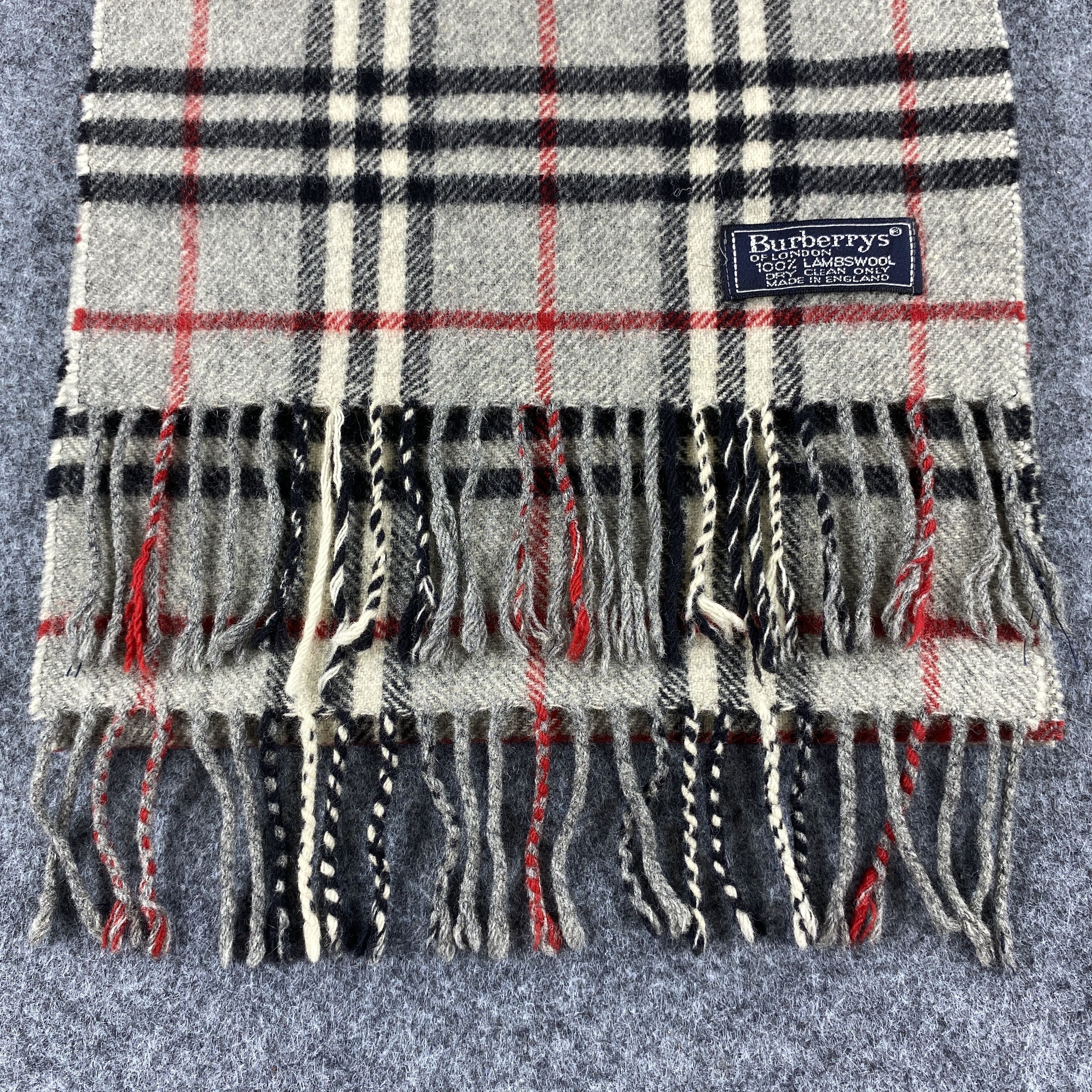 Burberry × Vintage GF10386 Burberry Scarf Neck Wear Muffler Nova Check Size ONE SIZE - 3 Thumbnail