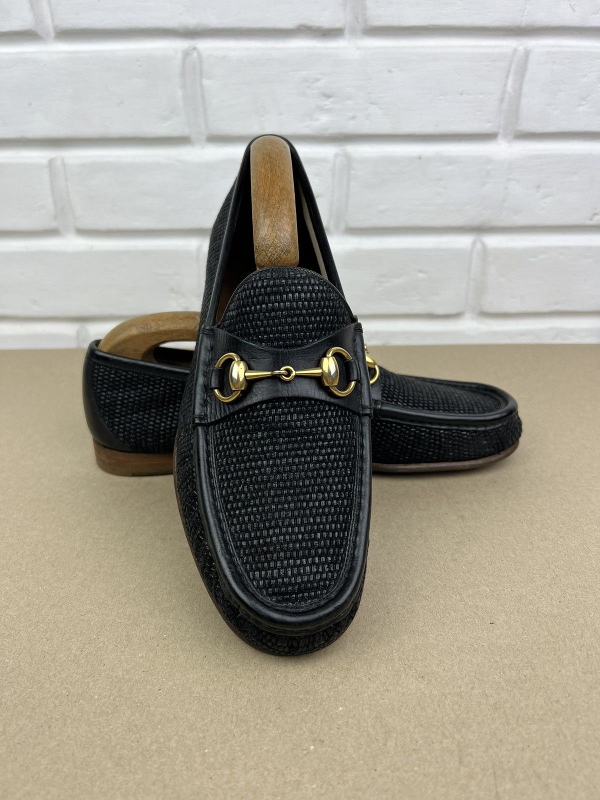 Gucci GUCCI Loafers Leather Shoes 1953 HORSEBIT Buckle Black Men’s Size US 8 / EU 41 - 3 Thumbnail