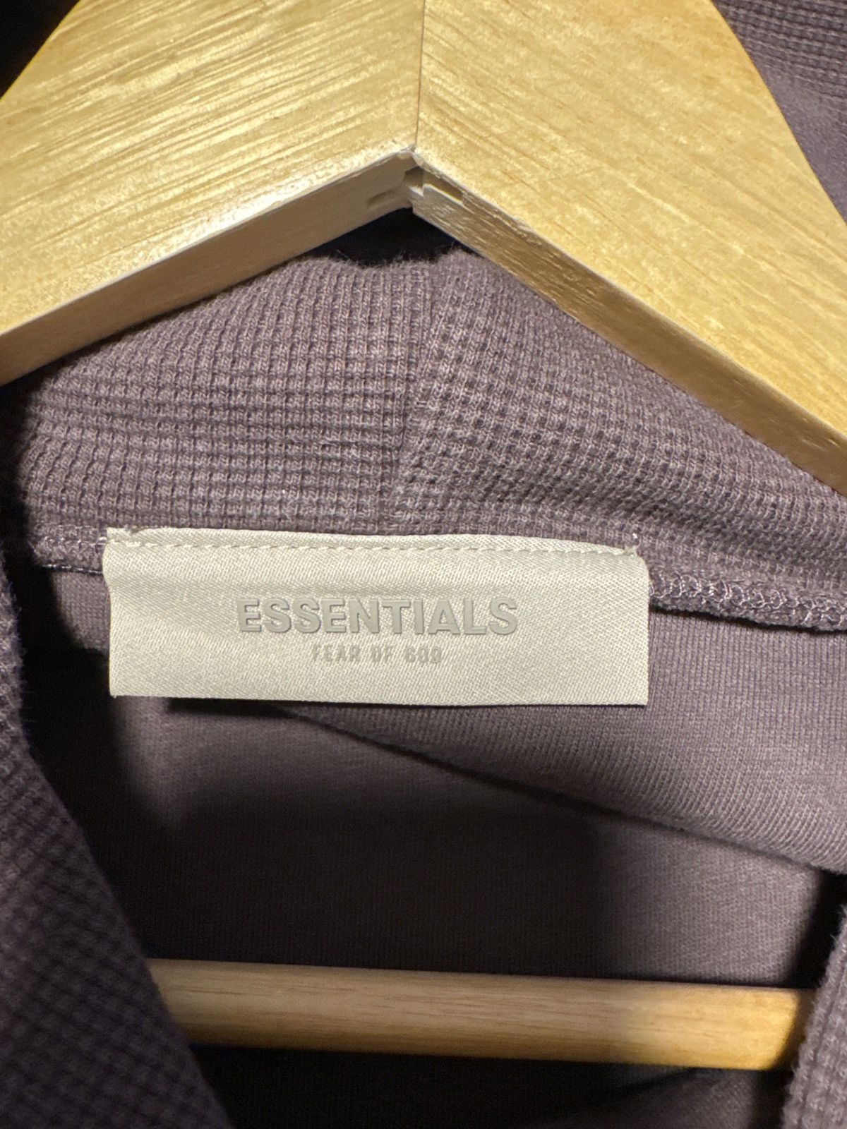 Essentials Essentials Fear of God Waffle Hoodie Size US M / EU 48-50 / 2 - 3 Thumbnail