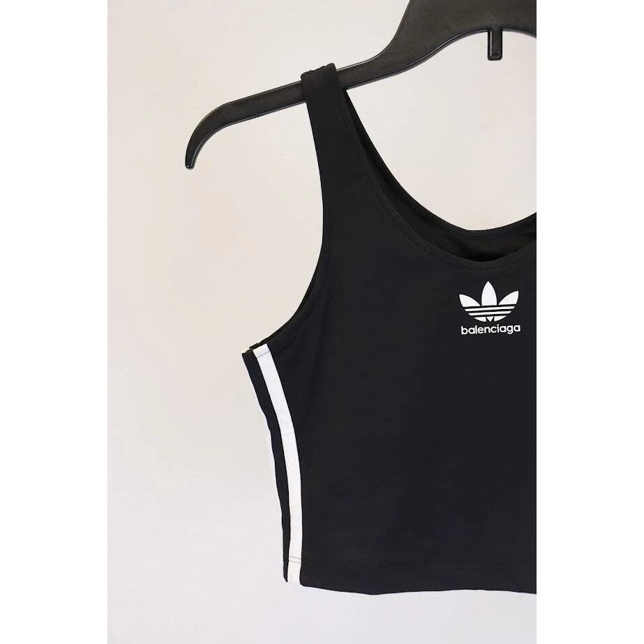 Adidas × Balenciaga o1rshd1 Tank Tops in Black & White Size L / US 10 / IT 46 - 3 Thumbnail