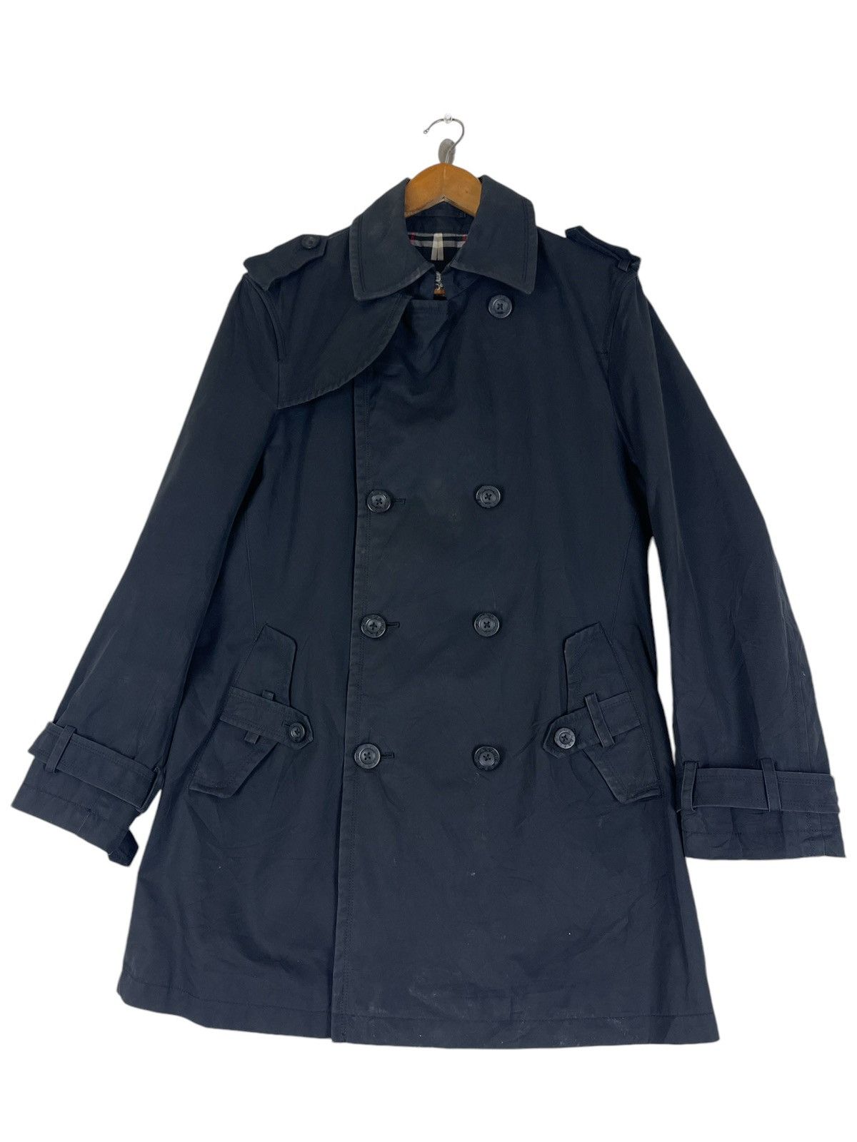 Burberry BURBERRY BLACK LABEL TRENCH COAT Size US M / EU 48-50 / 2 - 2 Thumbnail