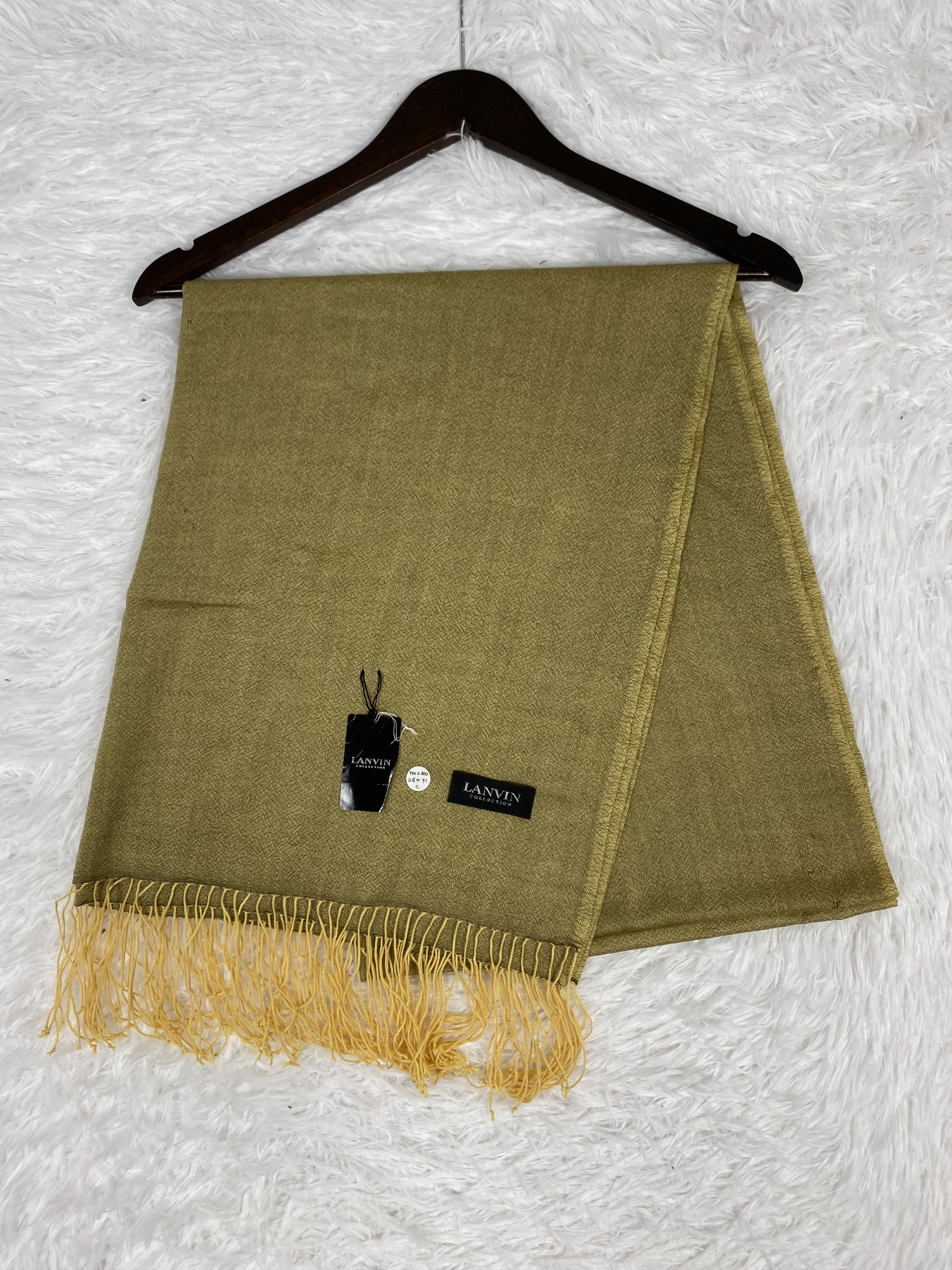 Lanvin Vintage Lanvin Scarf / Muffler Neckwear PM0200 Size ONE SIZE - 1 Thumbnail
