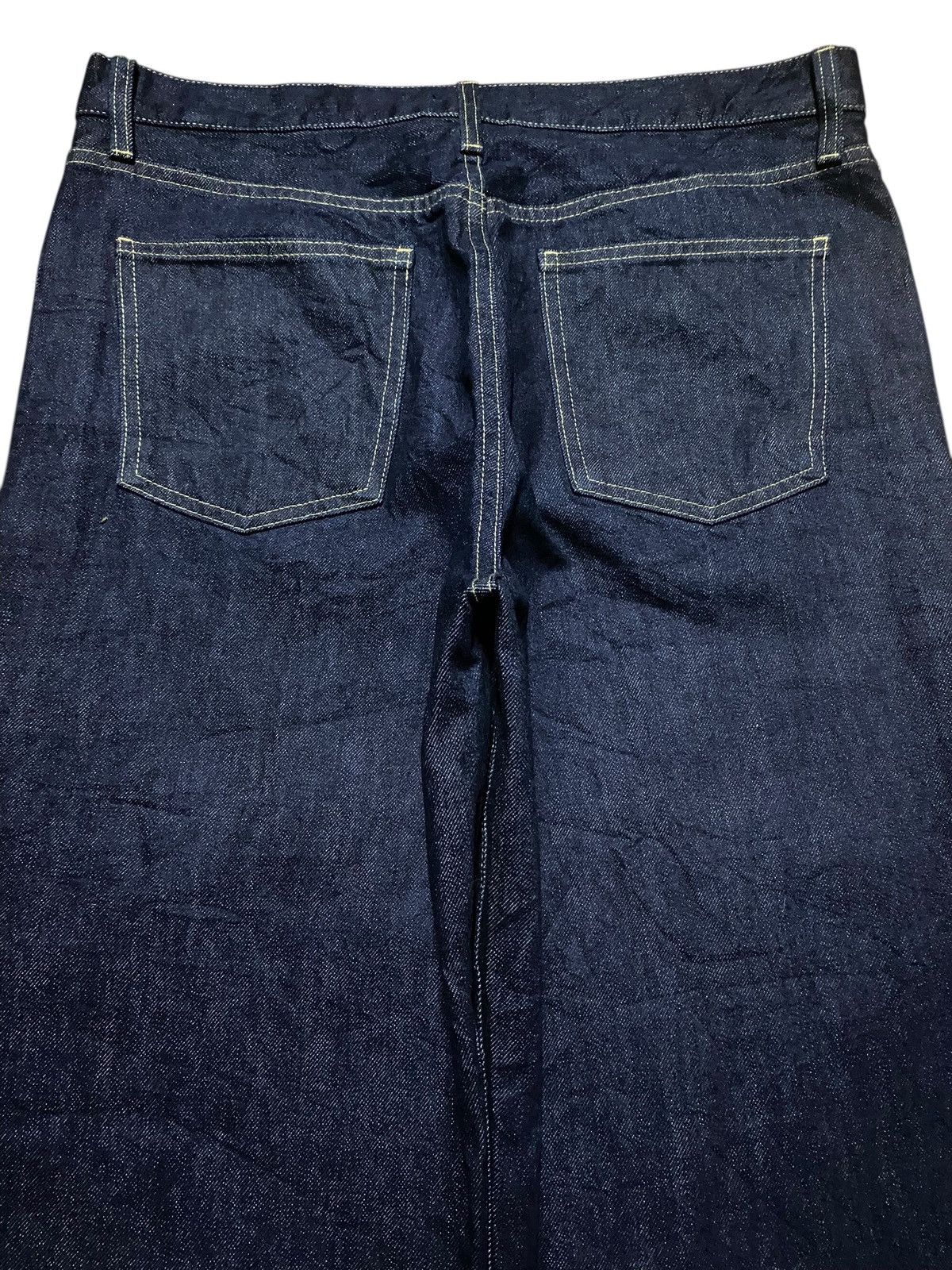 Uniqlo Vintage Japanese Brand Uniqlo Navy Blue Super Baggy Jeans Size US 34 / EU 50 - 4 Thumbnail