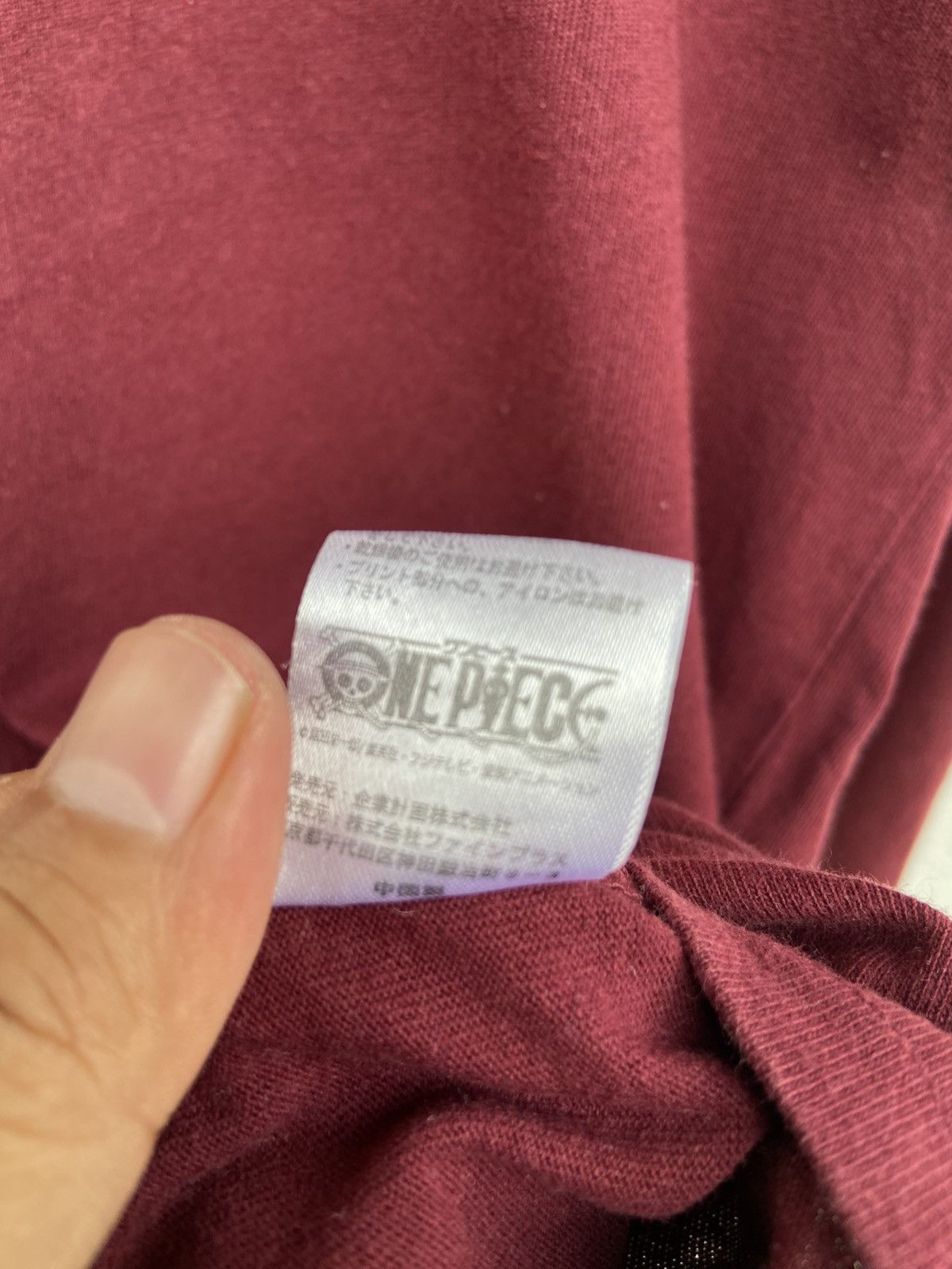 One Piece One Piece t shirt long sleeve Size US M / EU 48-50 / 2 - 8 Thumbnail