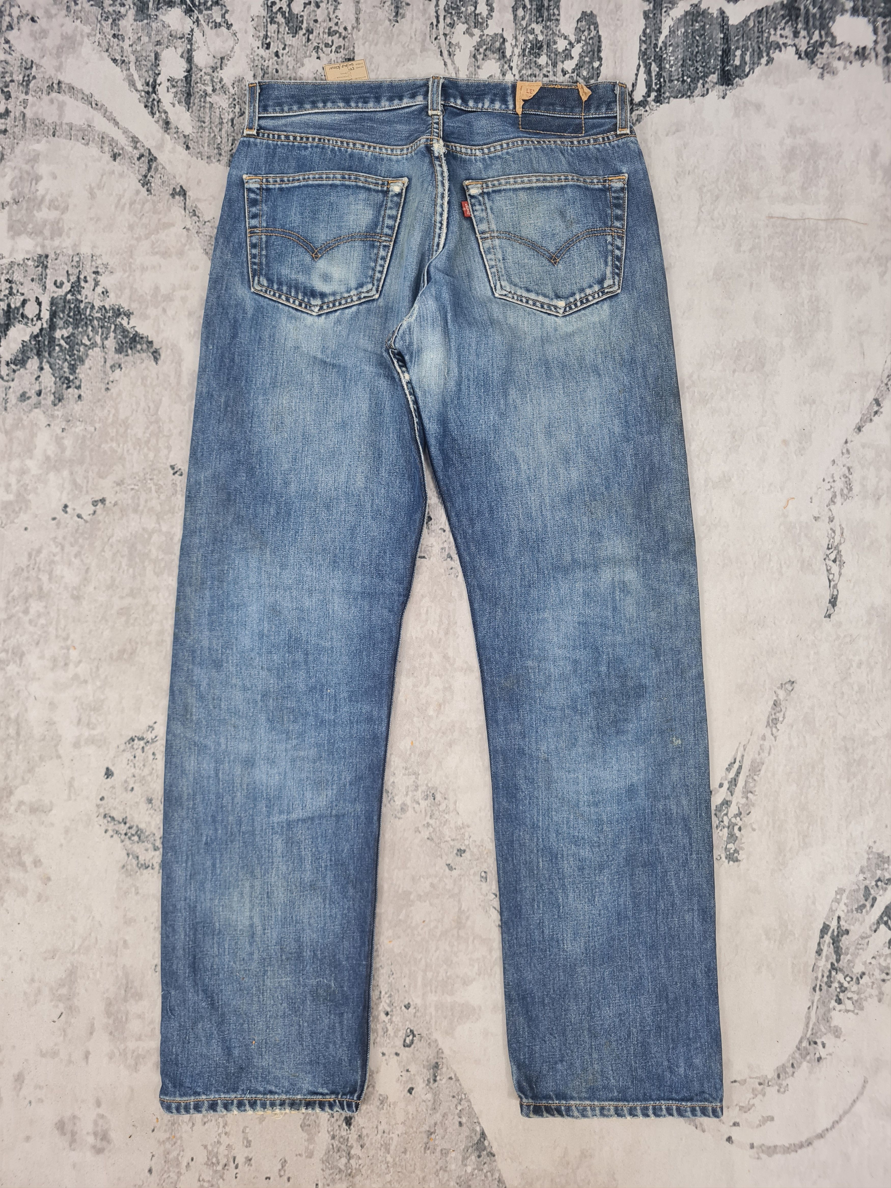 Levi's Vintage LEVIS 501 Ripped Rust Stain Jeans L0394 Size 33X31 Size US 33 - 2 Thumbnail
