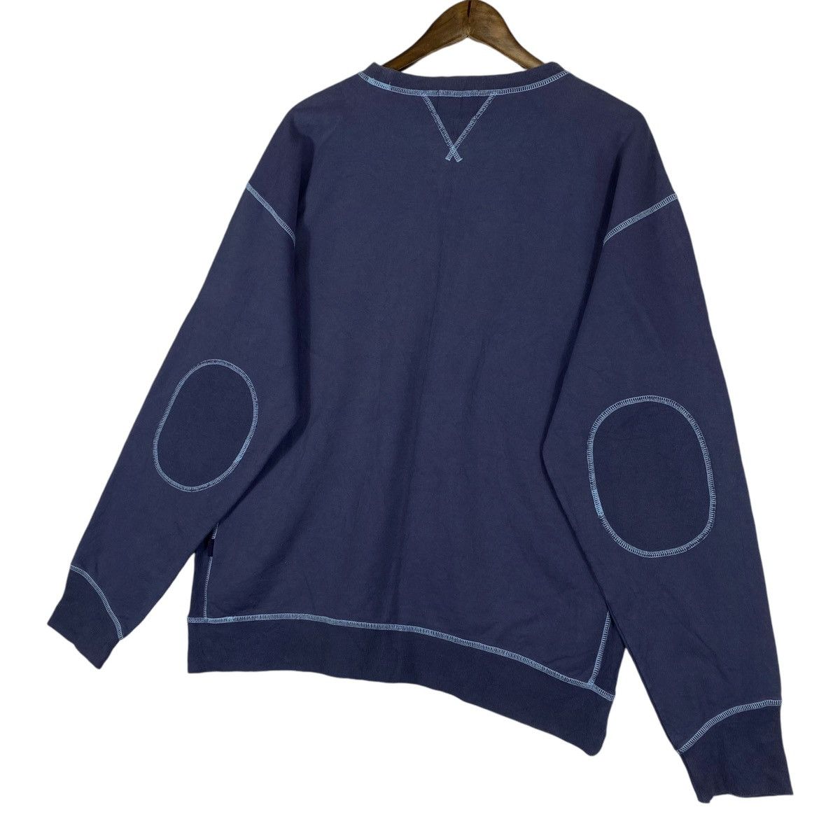 Vintage Vintage Mido’s Crewneck Sweatshirt Navy Blue Pullover Jumper Size US L / EU 52-54 / 3 - 9 Thumbnail