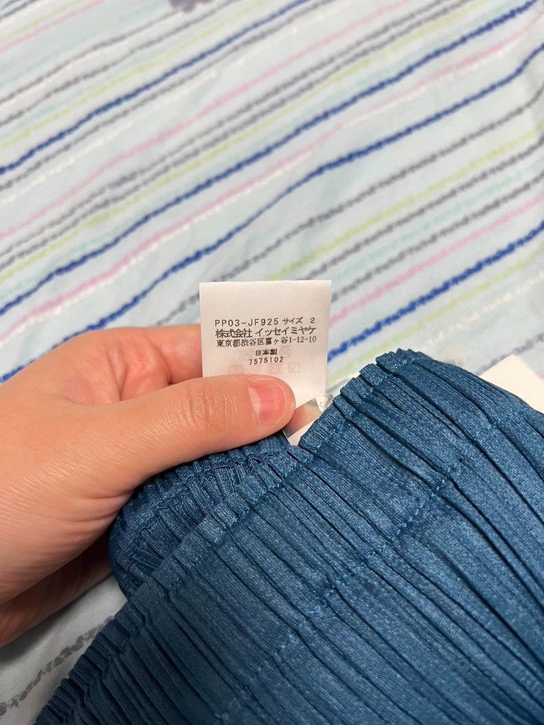 Issey Miyake issey miyake size:2 Peacock blue pleated pants Size 42" / US 20 - 4 Thumbnail
