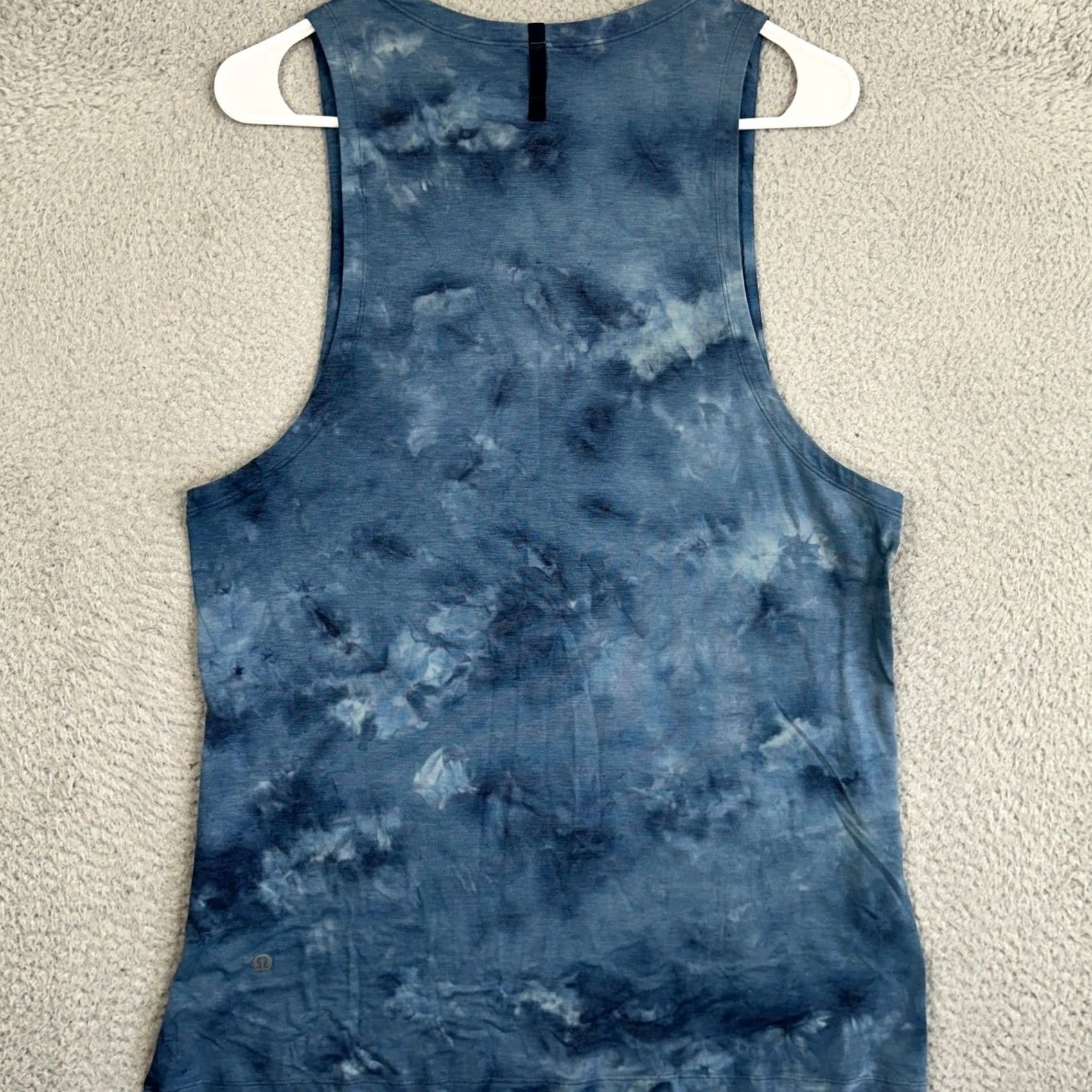 Lululemon Lululemon Lab Fast and Free Tank Mens Blue Tie Dye Sleeveless Shirt S Size US S / EU 44-46 / 1 - 3 Thumbnail
