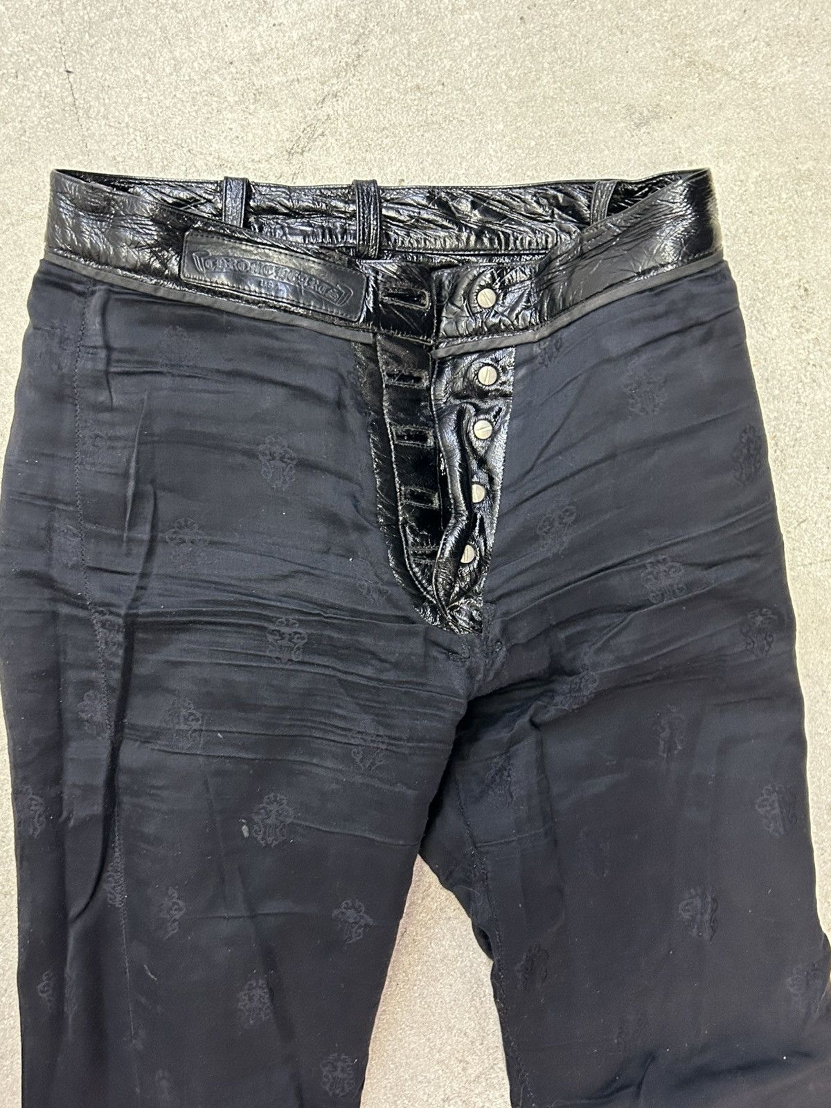 Chrome Hearts Chrome Hearts Vintage Flooded Fleur Knee Pants Size US 26 / EU 42 - 12 Thumbnail