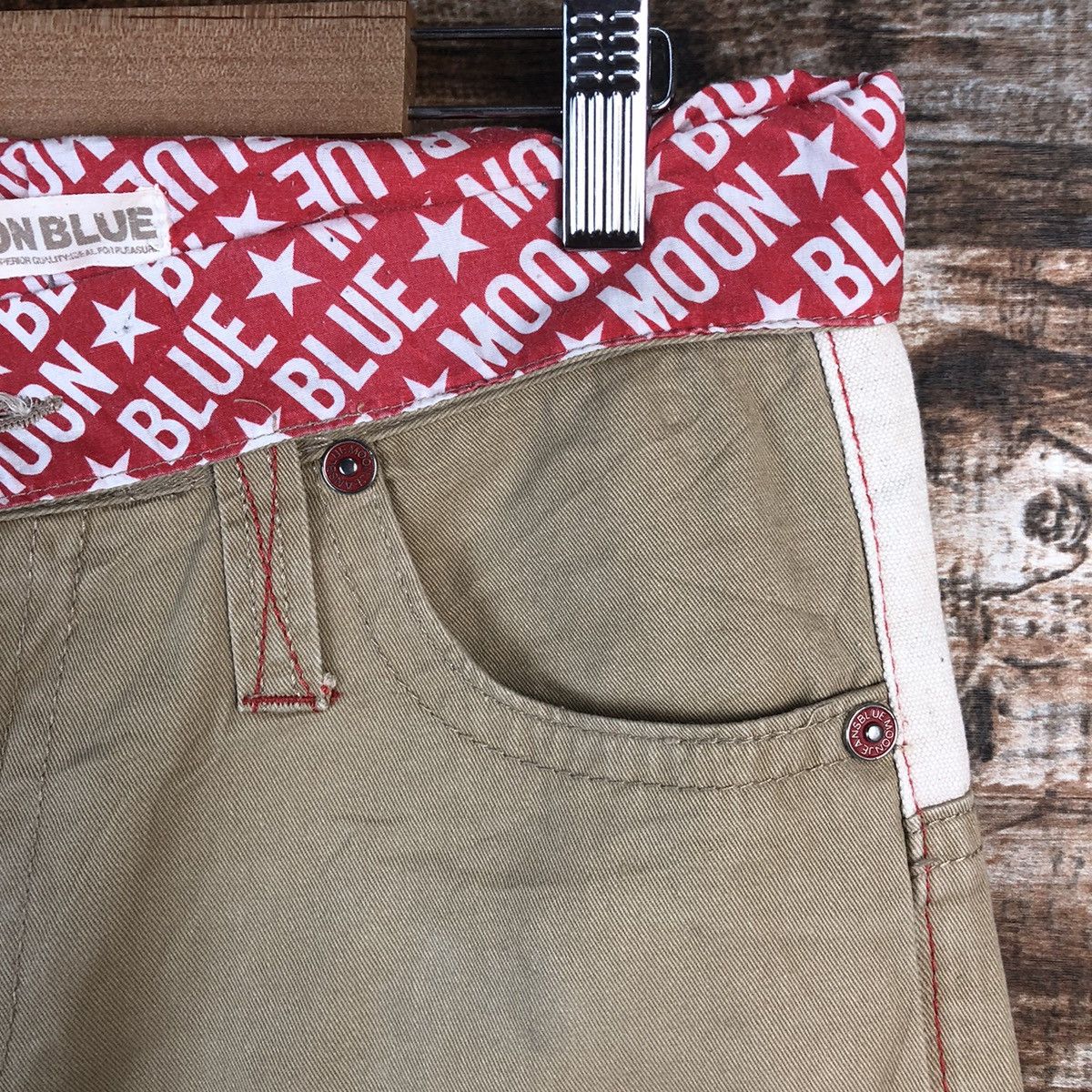 Japanese Brand DL Blue Moon Blue Beige Casual Pants #C741DL Size US 31 - 15 Thumbnail