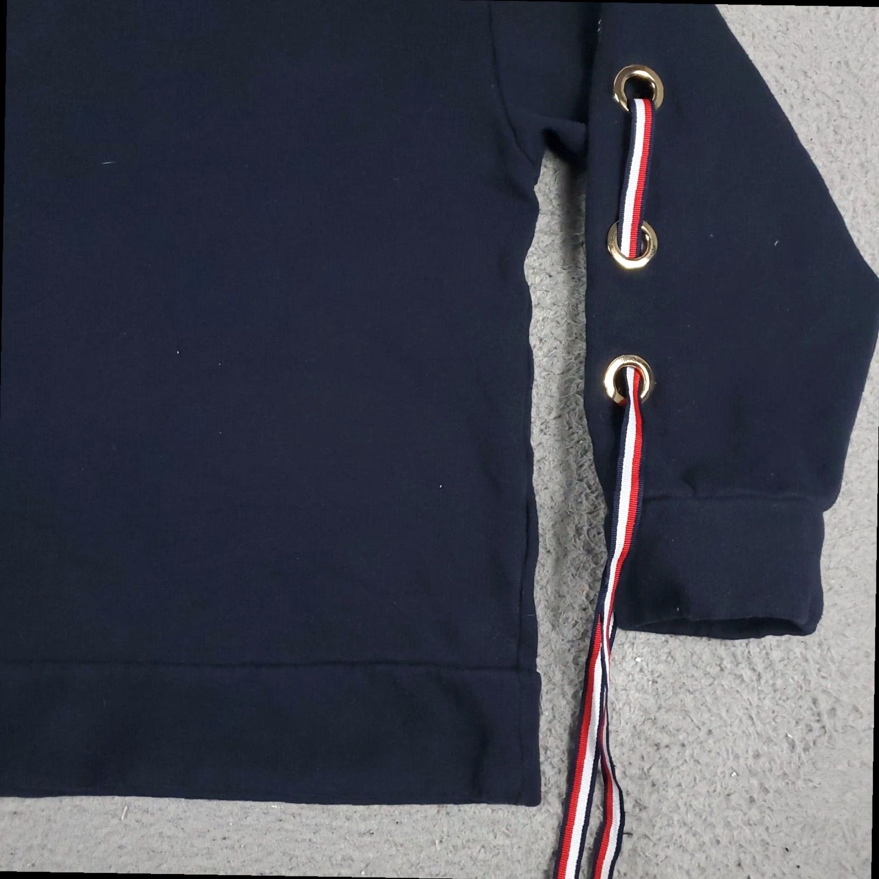 Tommy Hilfiger Tommy Hilfiger Women's Blue Striped Pullover Sweater XL Long Sleeve Size XL / US 12-14 / IT 48-50 - 4 Thumbnail