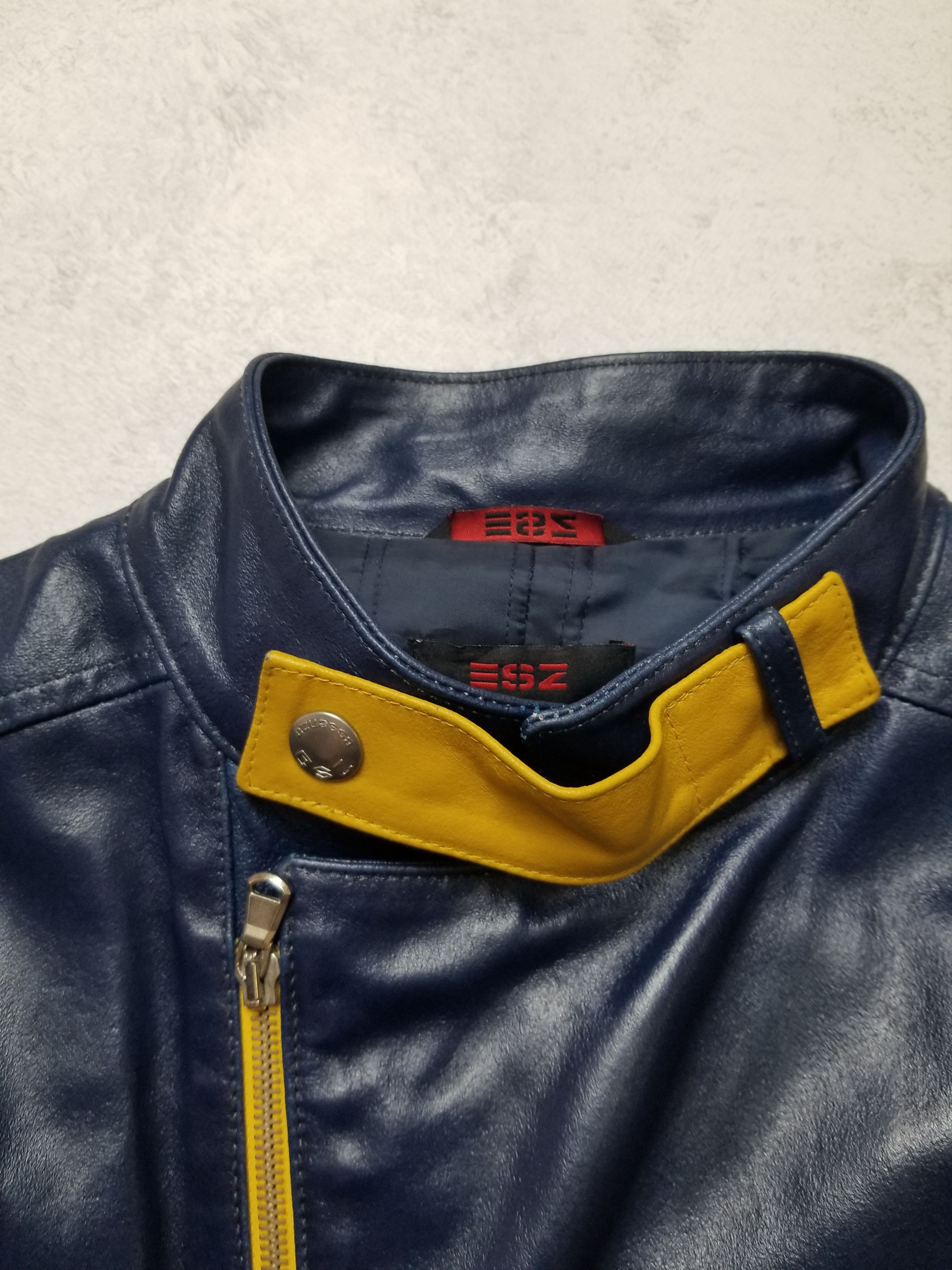 Other Y2K Essenza Vera Pelle Leather Motobiker Jacket Unisex Size US M / EU 48-50 / 2 - 7 Thumbnail