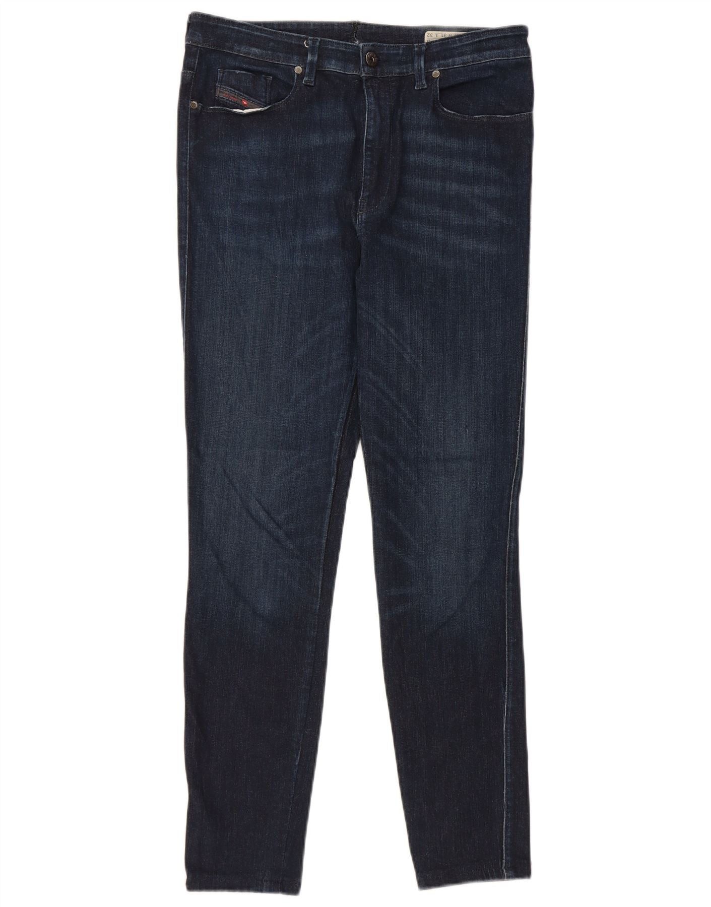 Diesel Womens Skinzee-high High Waist Super Slim Skinny Jeans W31 L Size 31" - 1 Thumbnail