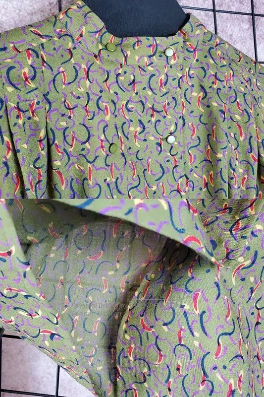 Dior Dior Green Wool Pattern Long Sleeve Shirt . Size M / US 6-8 / IT 42-44 - 5 Thumbnail