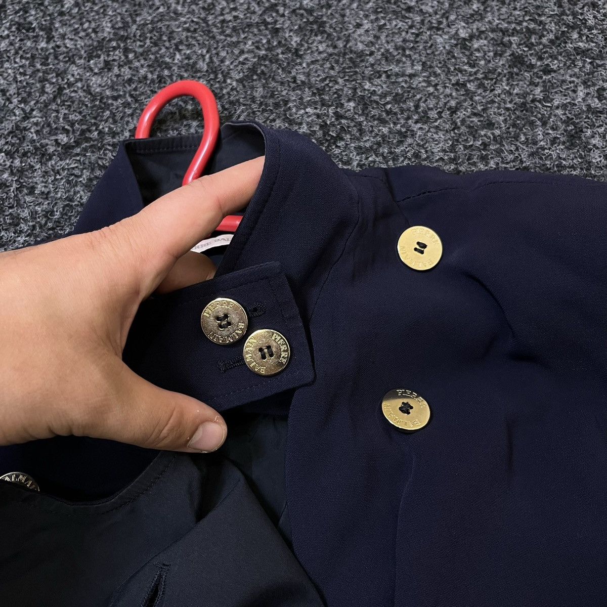 Pierre Balmain Pierre Balmain Coat Navy Jacket blazer Size M / US 6-8 / IT 42-44 - 6 Thumbnail