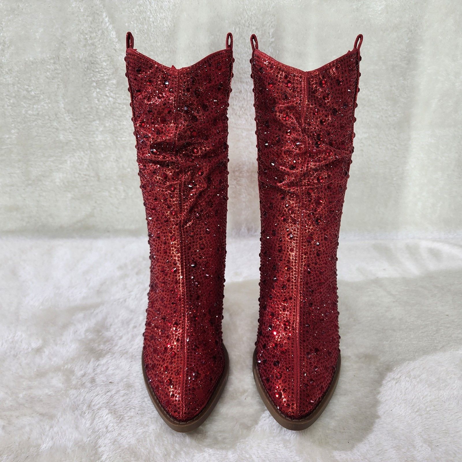 Other Angel Riders Country Glam Western Cowgirl Slouch Boots Metal Size US 8 / IT 38 - 7 Thumbnail