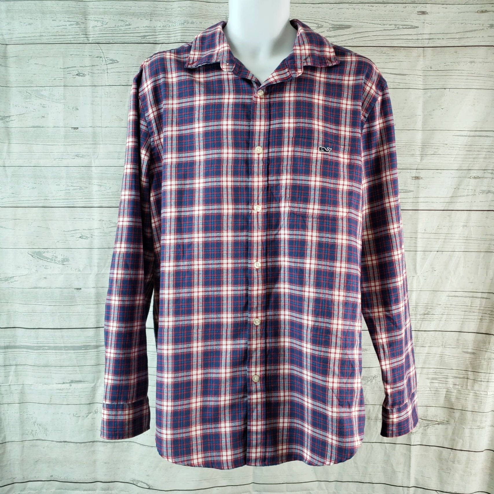 Vineyard Vines VINTAGE Vineyard Vines Mens Classic Fit Tucker Shirt L Red Plaid Shirt Men Tucker Shirt Mens L Red Plaid Size US L / EU 52-54 / 3 - 2 Thumbnail