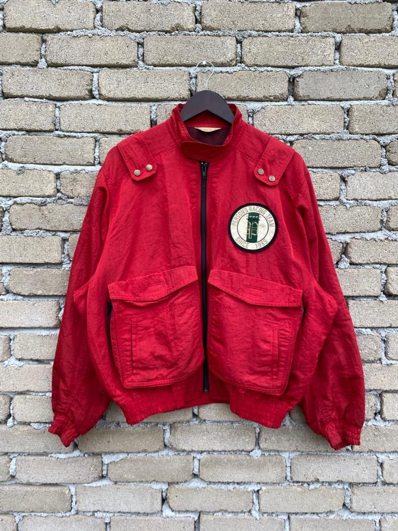 PERSON'S Vintage Persons Racing Team Bikers Jacket Size US L / EU 52-54 / 3 - 2 Thumbnail