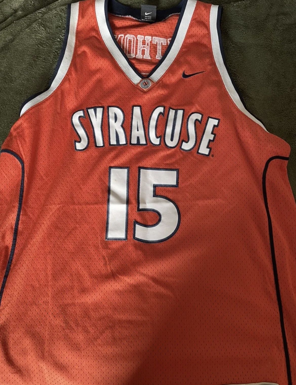 carmelo anthony syracuse ユニフォーム Original Retro Brand NCAA Men's Syracuse Orange #15 Carmelo