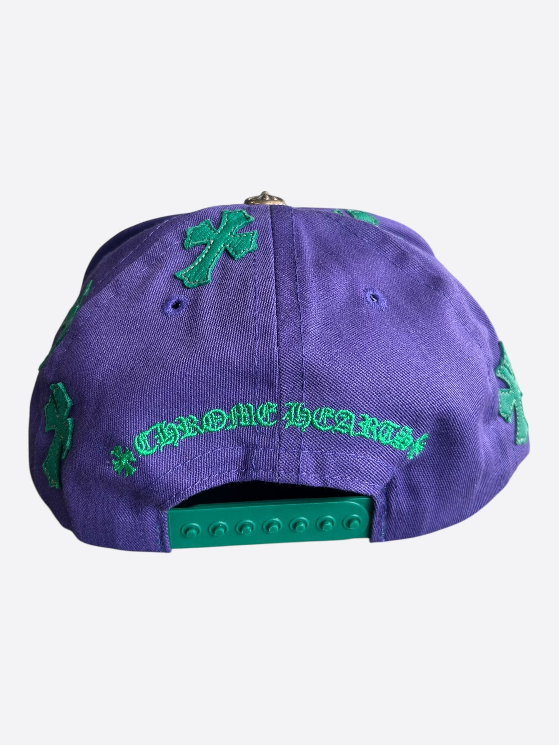 Chrome Hearts Chrome Hearts Purple & Green Cross Patch Hat Size ONE SIZE - 3 Thumbnail