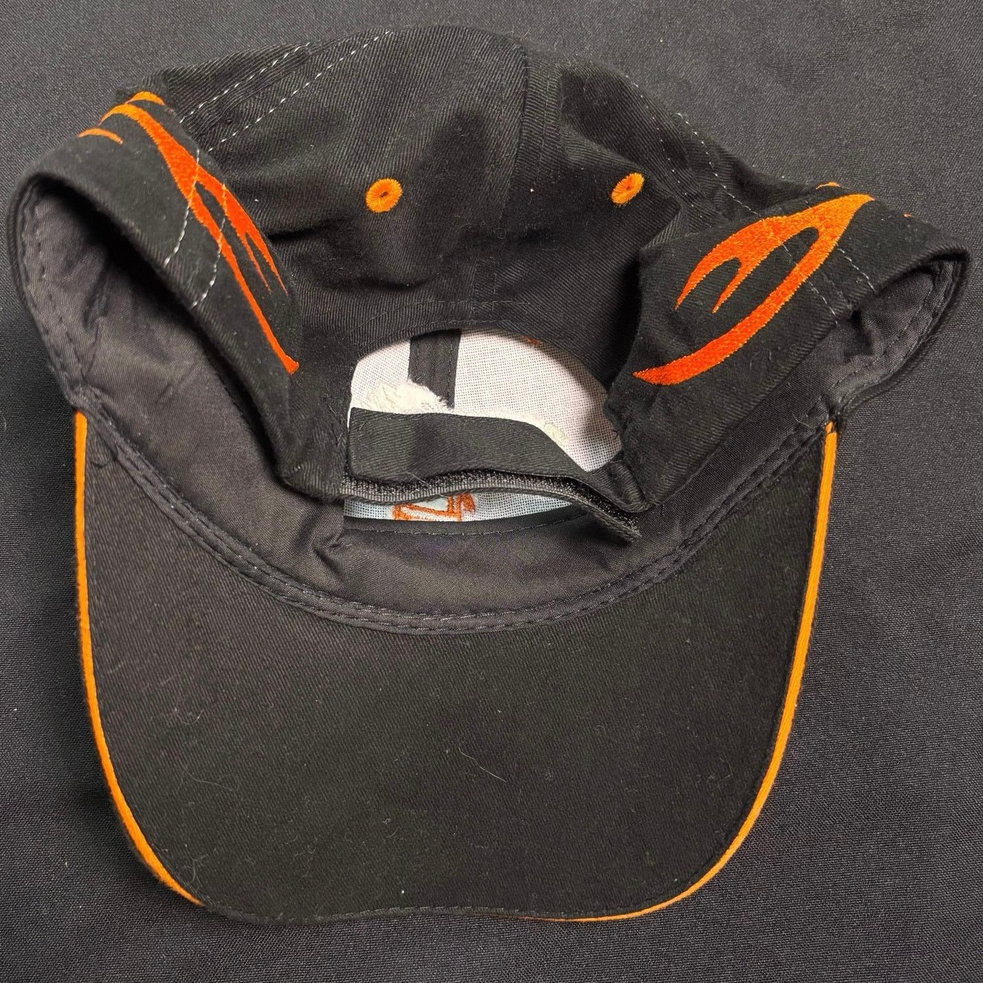 Other Orange Barricade Flasher Flames Men’s Hat Size ONE SIZE - 4 Thumbnail