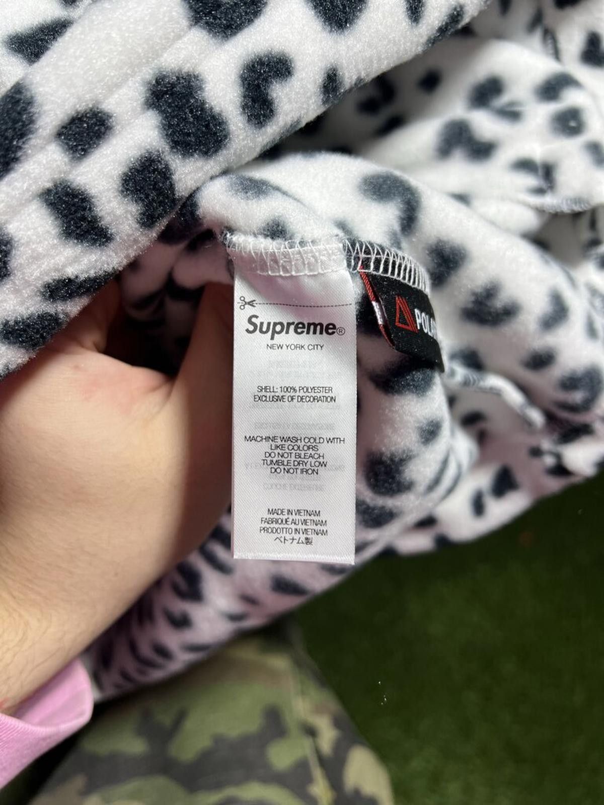 Supreme Supreme Polartec Facemask Leopard Fleece Sz. M Size ONE SIZE - 5 Thumbnail