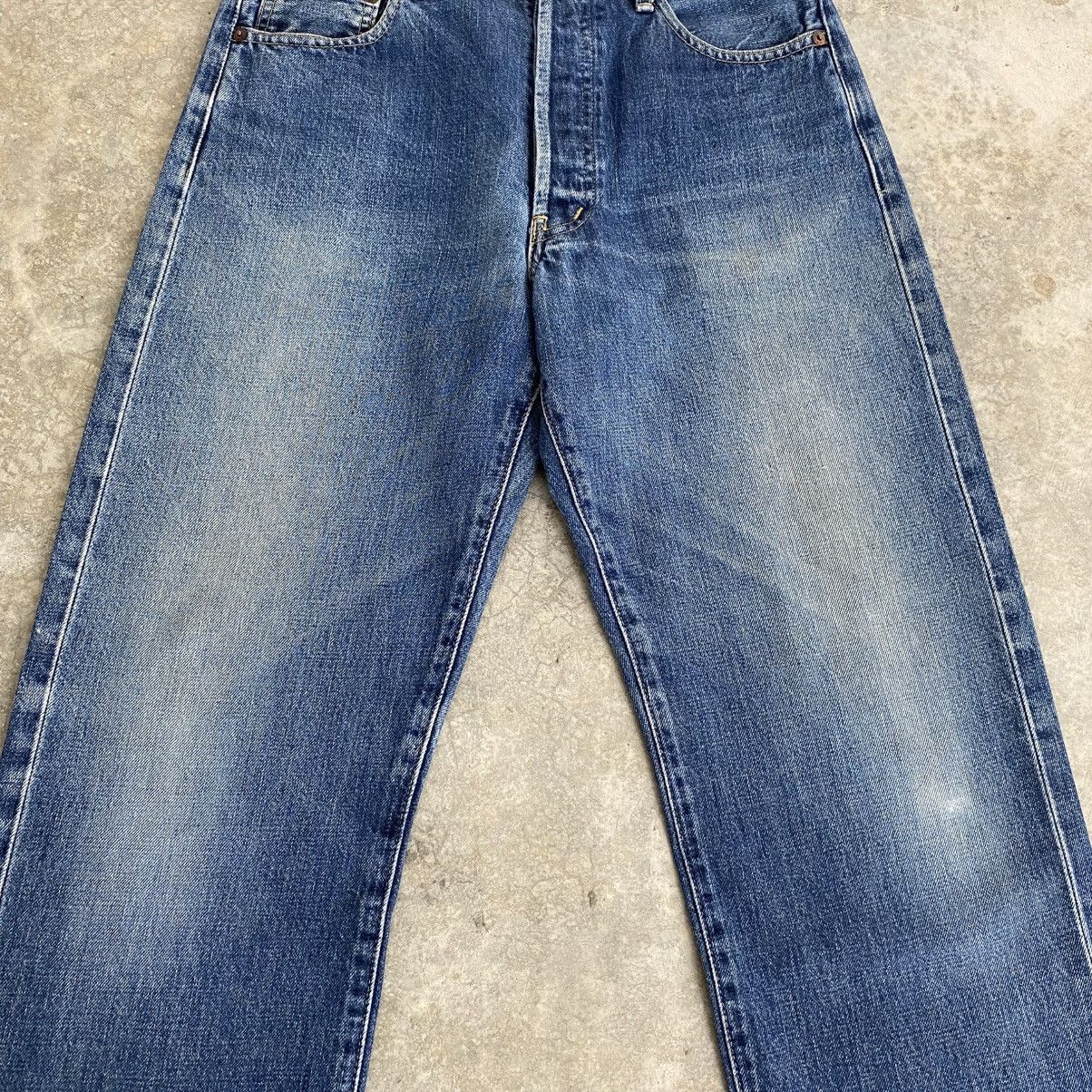 Levi's Vintage 90’s Levis 503B Big E Faded Blue Selvedge LVC Jeans Size US 30 / EU 46 - 6 Thumbnail