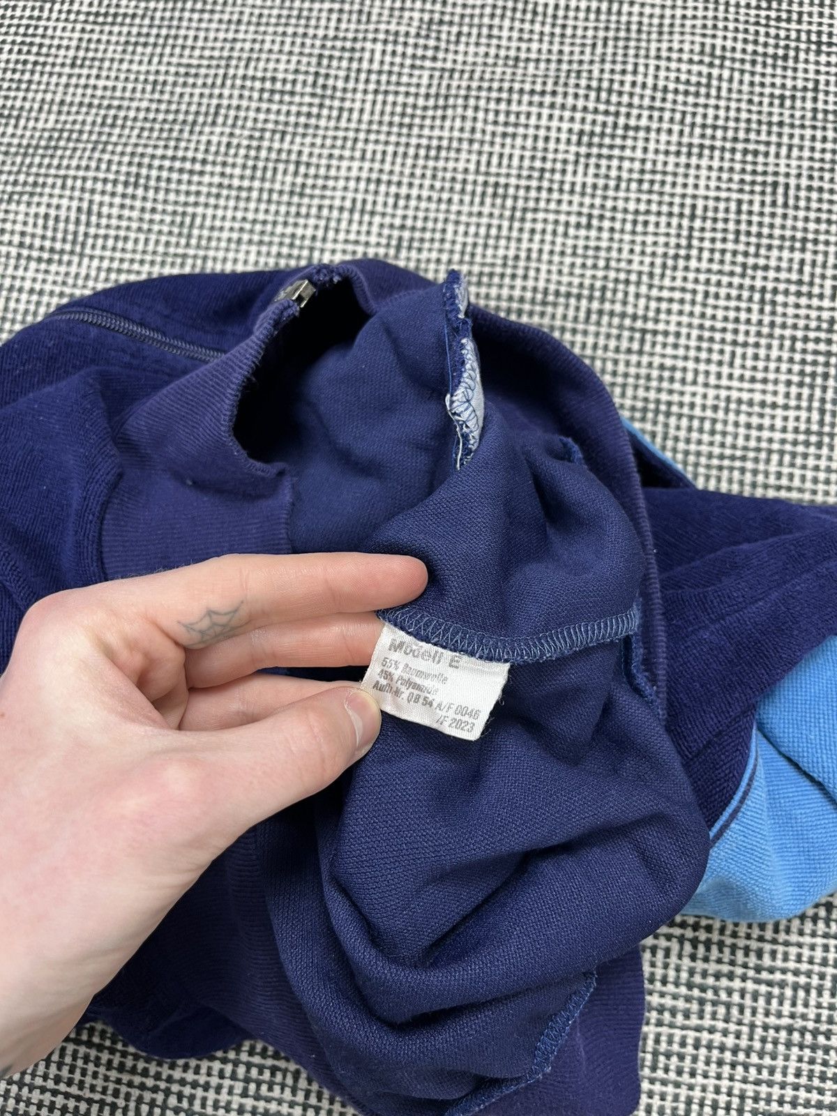 Puma × Vintage 80s puma bundeswehr training sweatshirt track top velvet Size US M / EU 48-50 / 2 - 4 Thumbnail