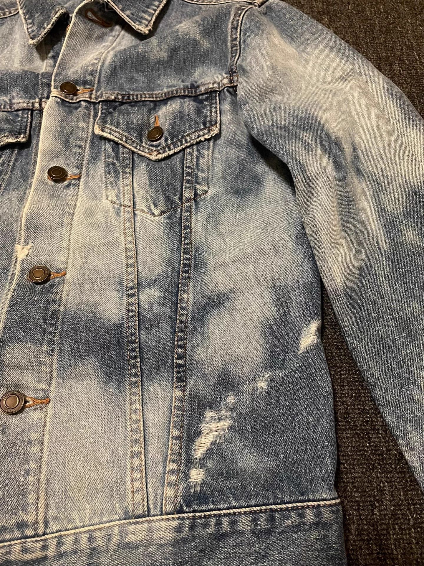 Saint Laurent Paris Saint Laurent (SLP) denim jacket Size S / US 4 / IT 40 - 4 Thumbnail