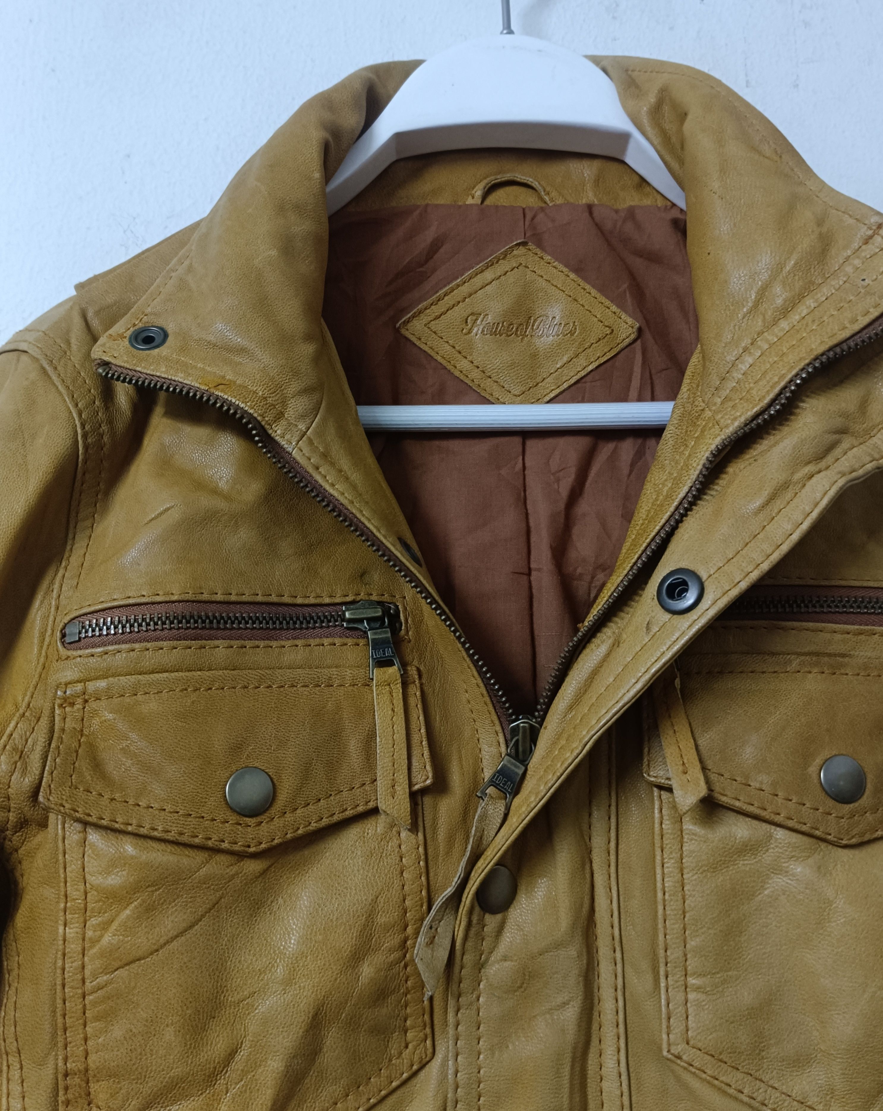 14th Addiction × If Six Was Nine × Japanese Brand Vintage Distressed Leather biker Jacket House Of Blues Size US M / EU 48-50 / 2 - 6 Thumbnail