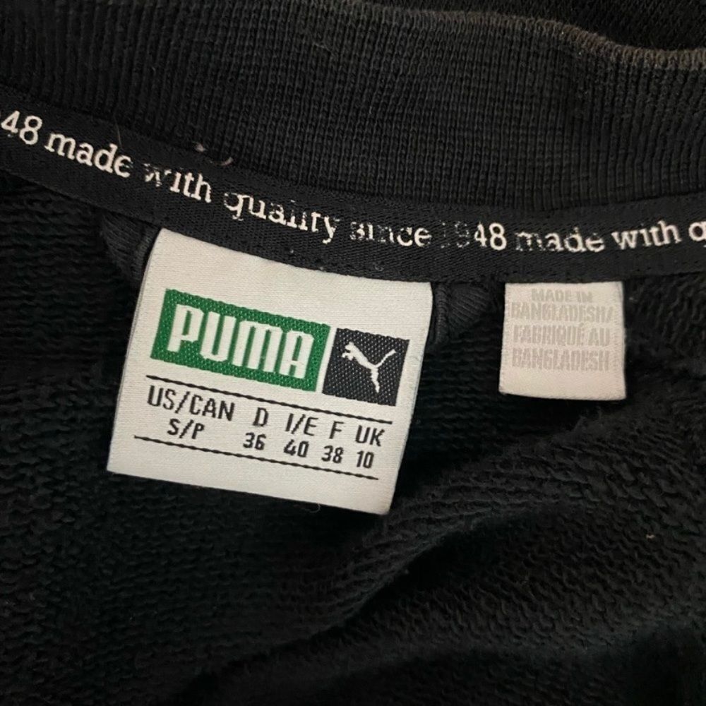 Puma Puma Women’s Black & White Zip-Up Sweatshirt Size S Full Zip Size S / US 4 / IT 40 - 4 Thumbnail